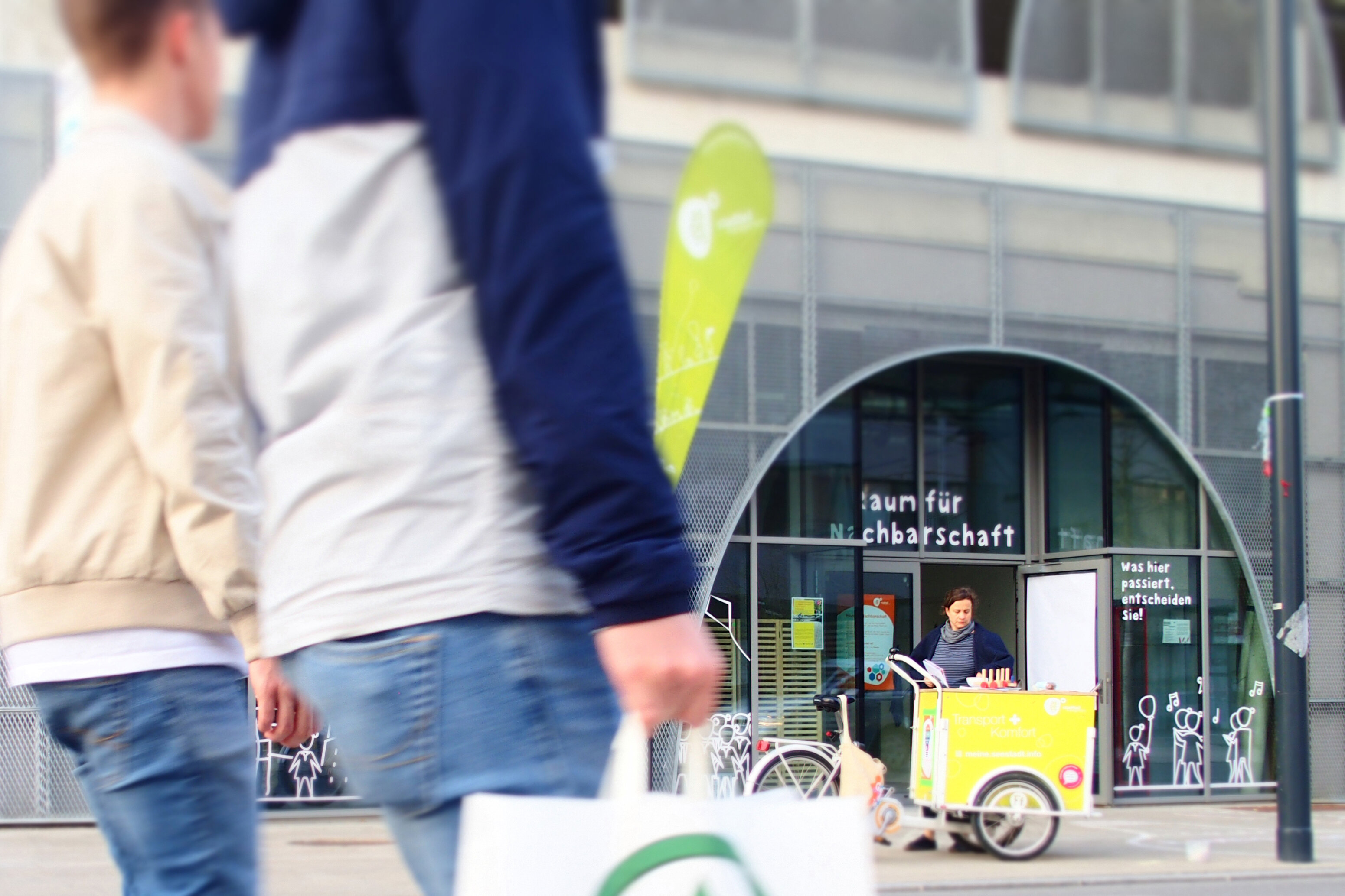 Der Raum für Nachbarschaft an der Sonnenallee