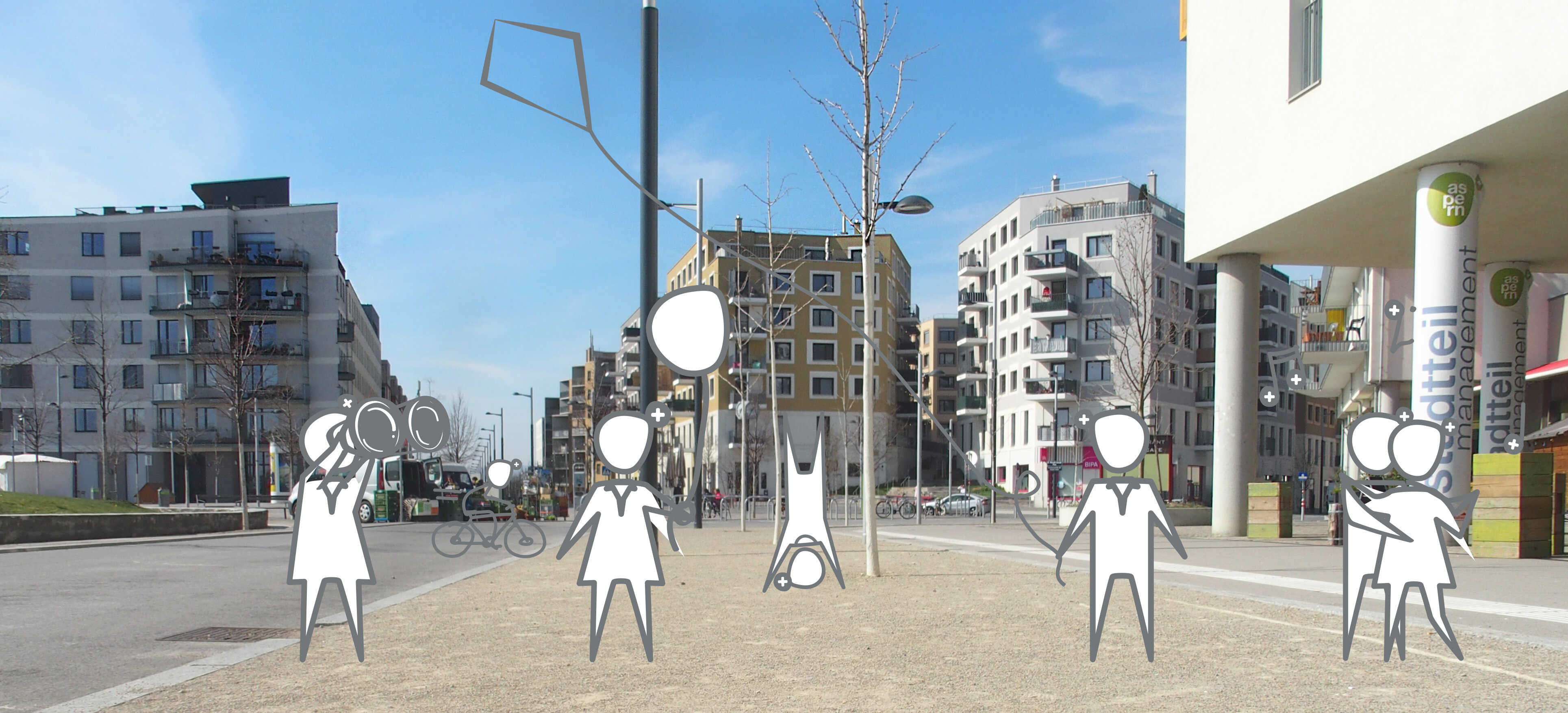 Nachbarschaftsfest am 24. Mai 2019 in der Gestaltungszone vor dem Stadtteilmanagement.