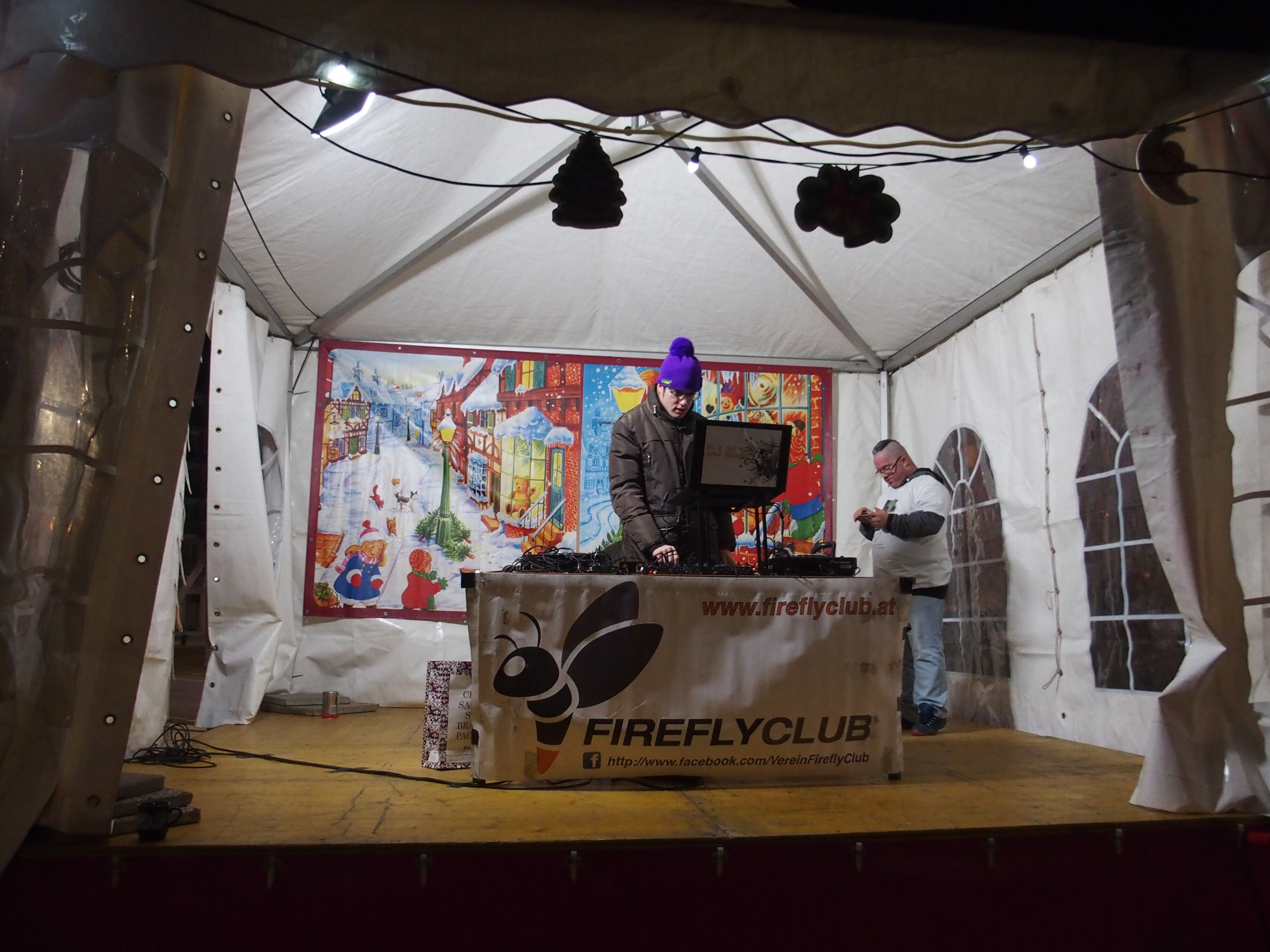 DJ SLG am Weihnachtsmarkt 2016 in der Seestadt