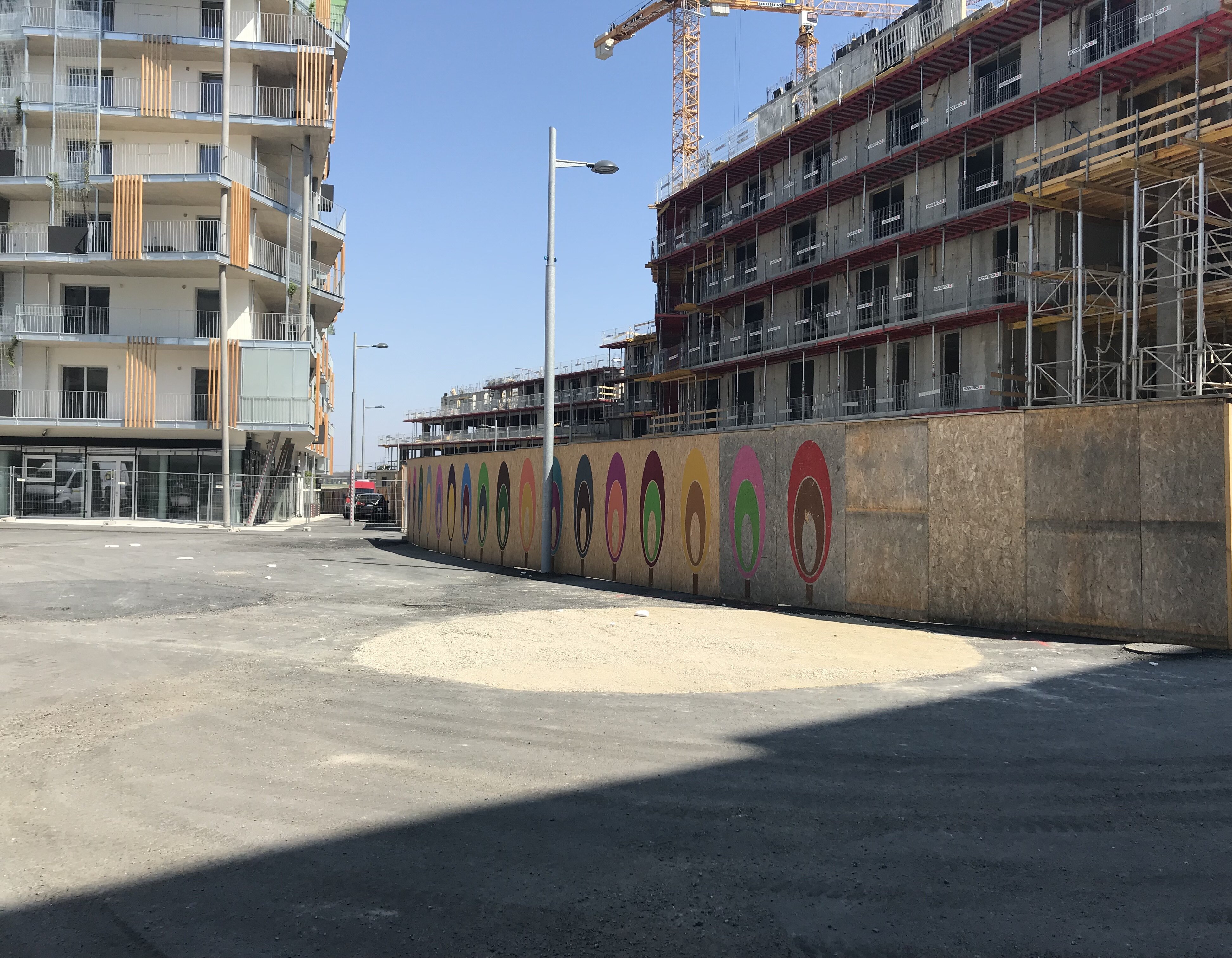 Fußgängererweiterung Nord und Baustellendurchwegung SPQ