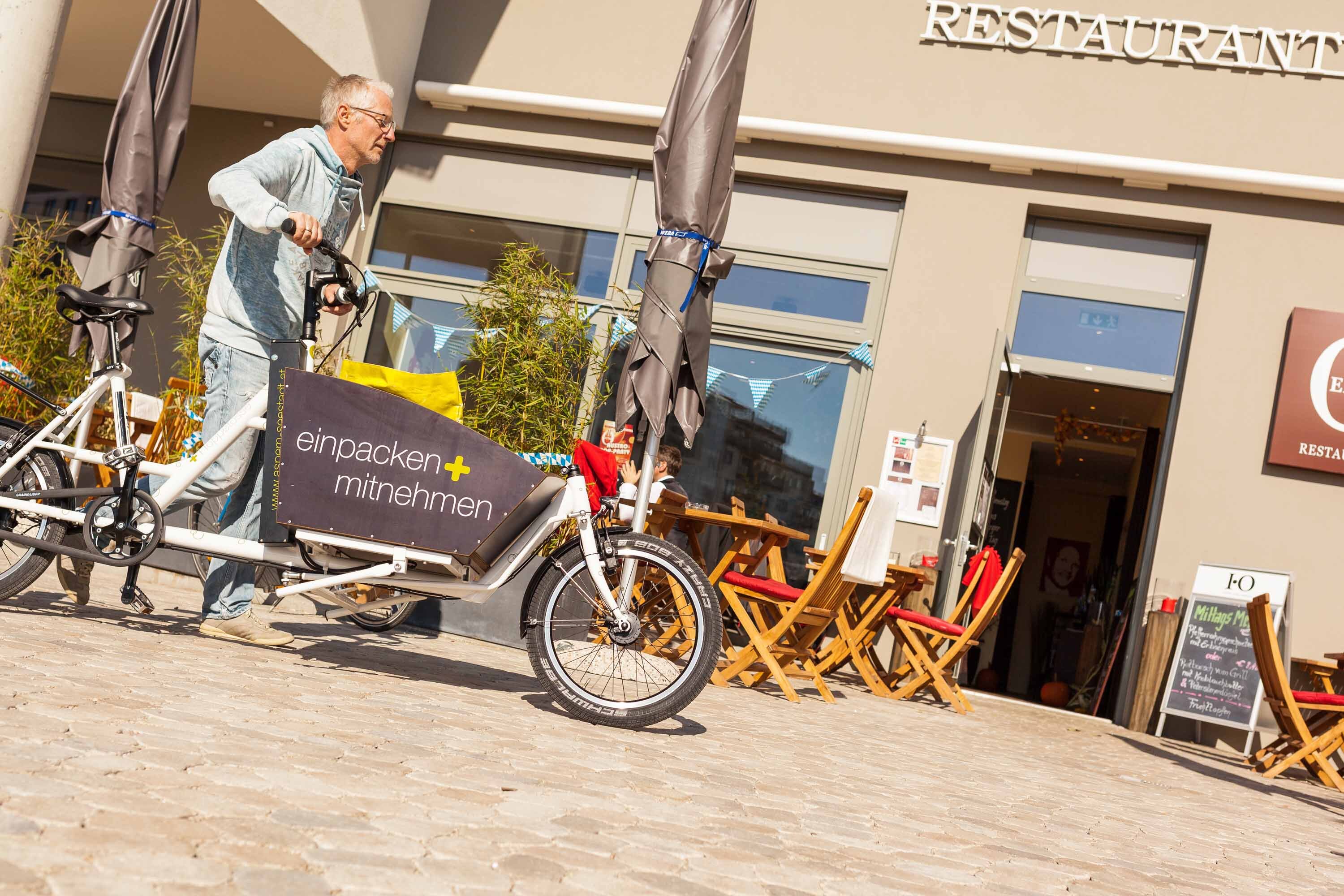 Mit dem Lastenrad durch die Seestadt 