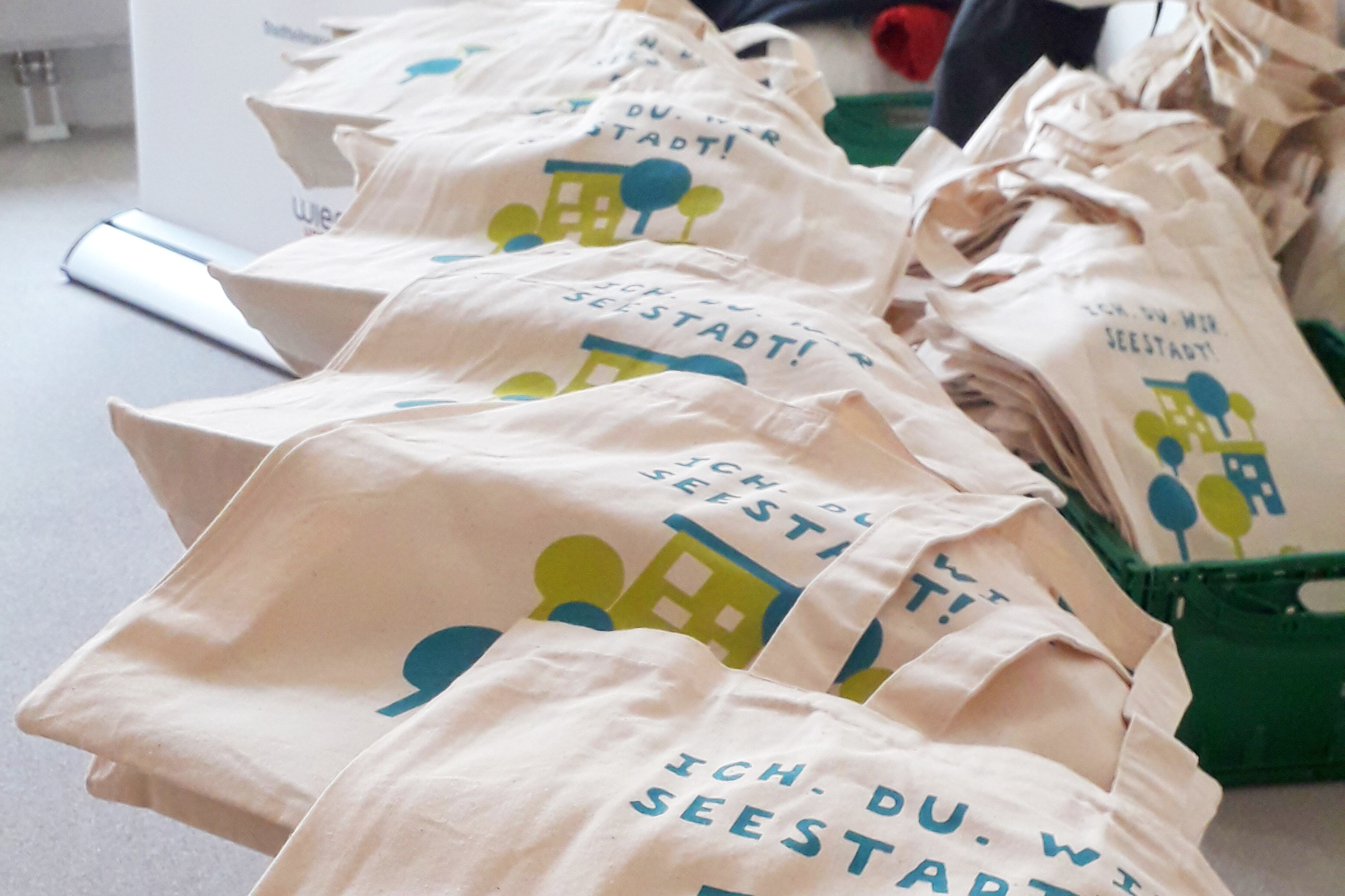 Willkommenspakete für neue BewohnerInnen