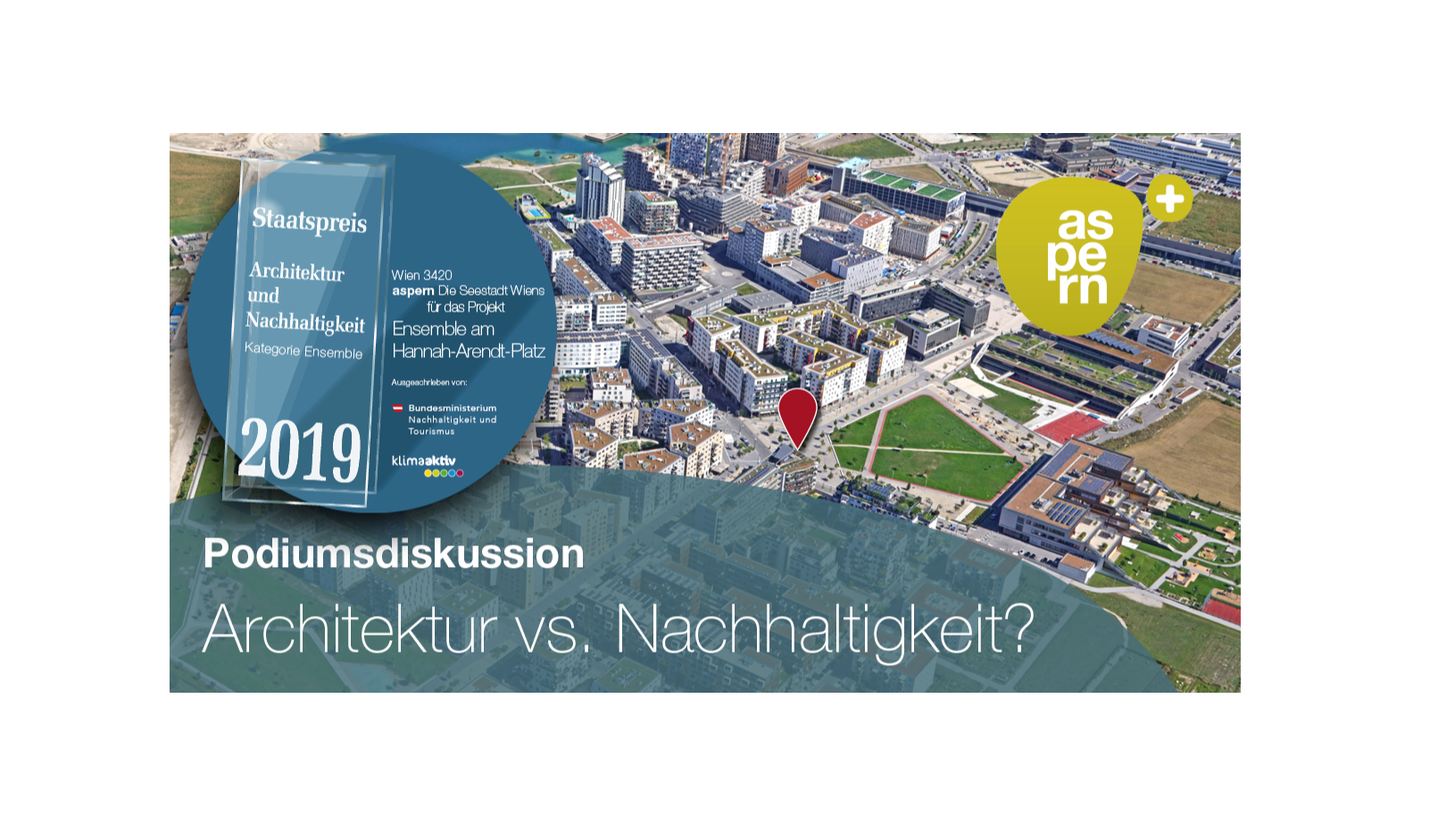 Podiumsdiskussion am 5.12.: Architektur versus Nachhaltigkeit?