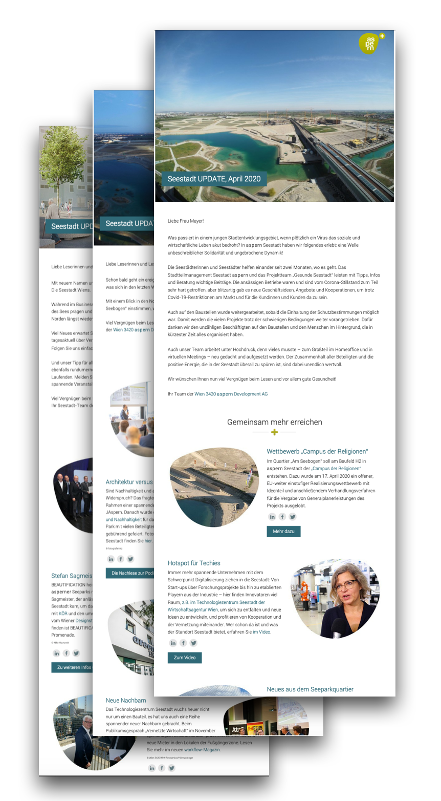 Das neue Seestadt UPDATE ist online