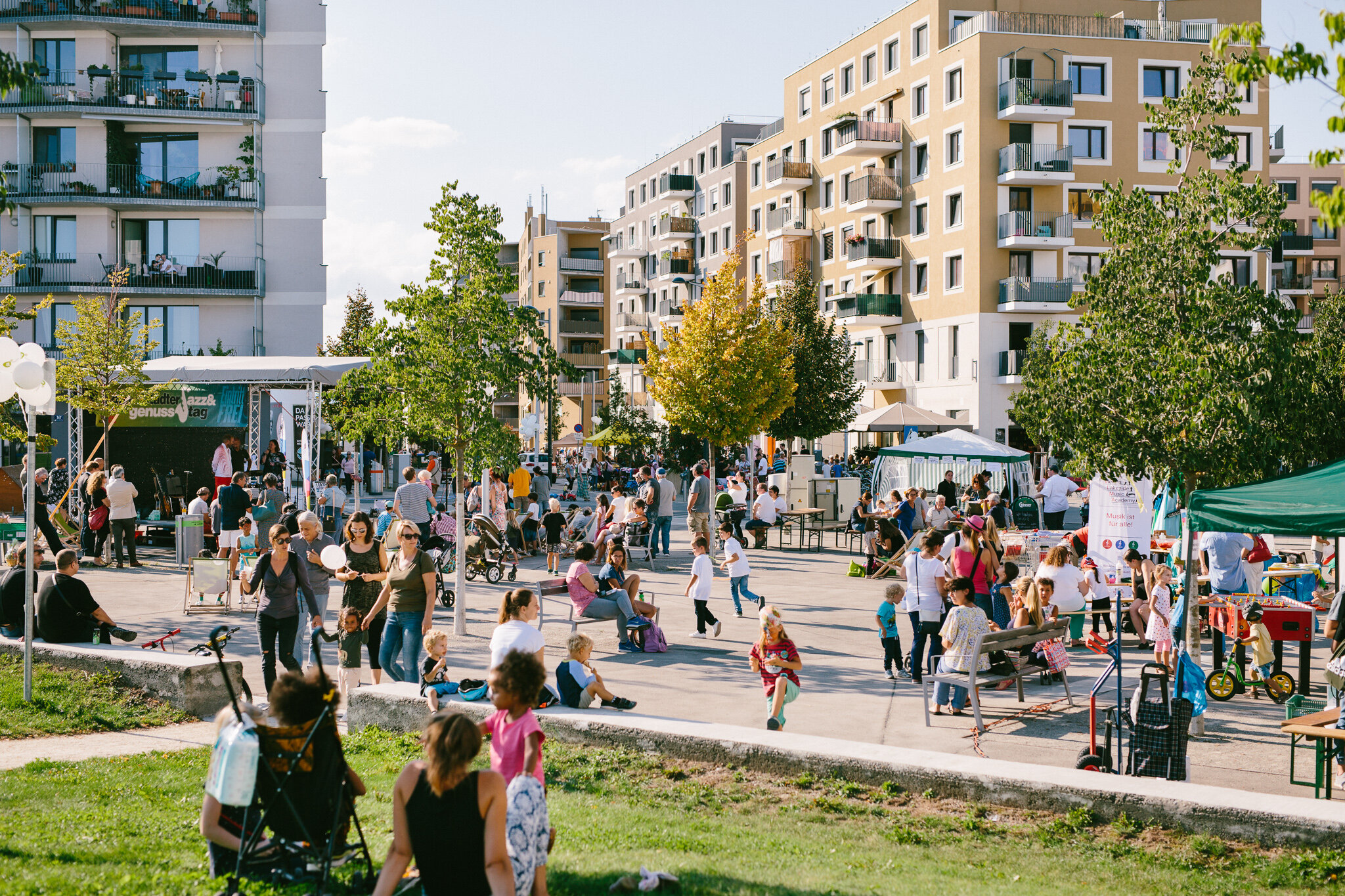 Name gesucht! Erstes Quartier der Seestadt