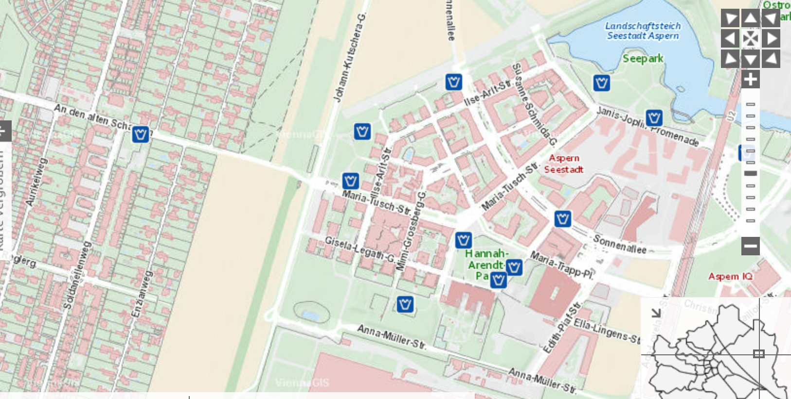 Trinkbrunnen im Umfeld