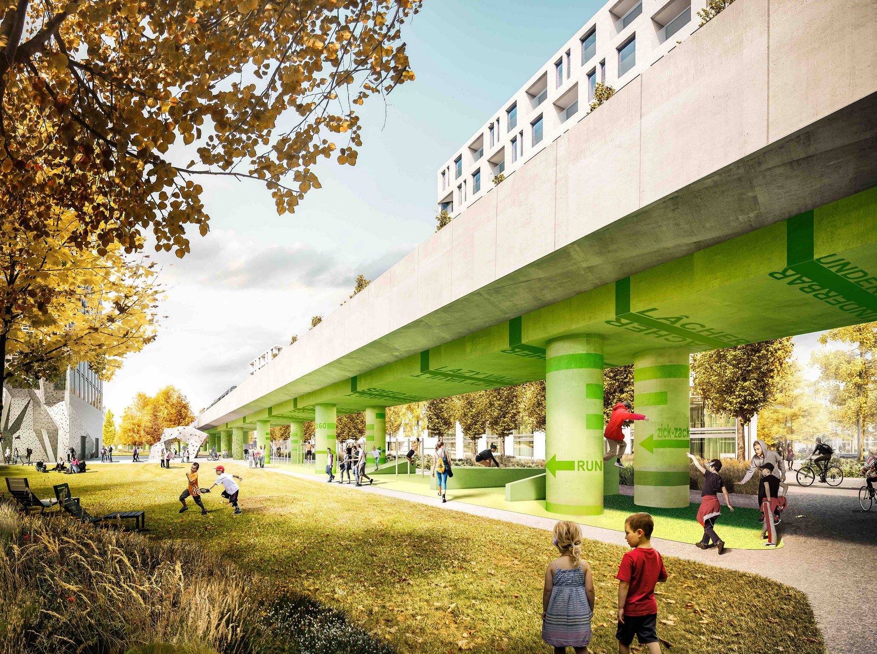 Elinor-Ostrom Park - ein neuer Park für die Seestadt