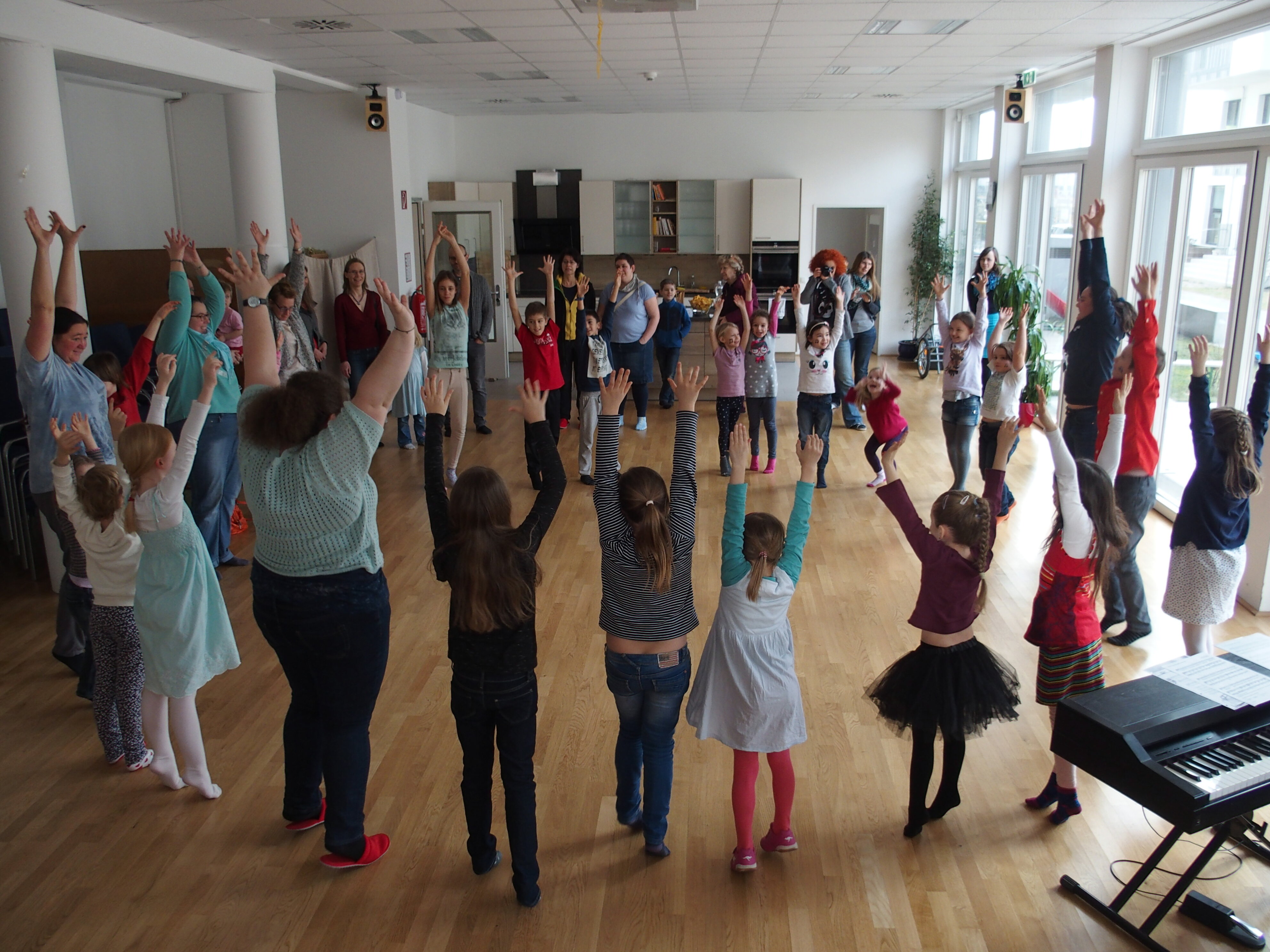 Tanzworkshop mit Kindergruppe 