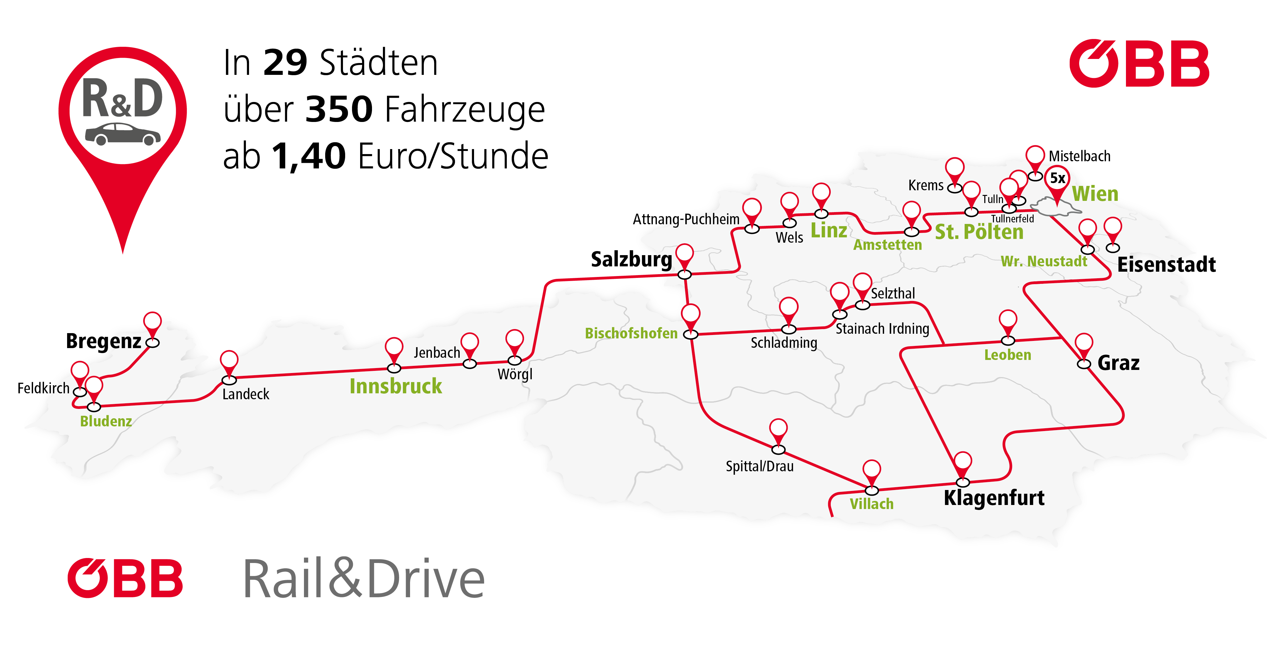 ÖBB Carsharing vielleicht auch bald in der Seestadt?