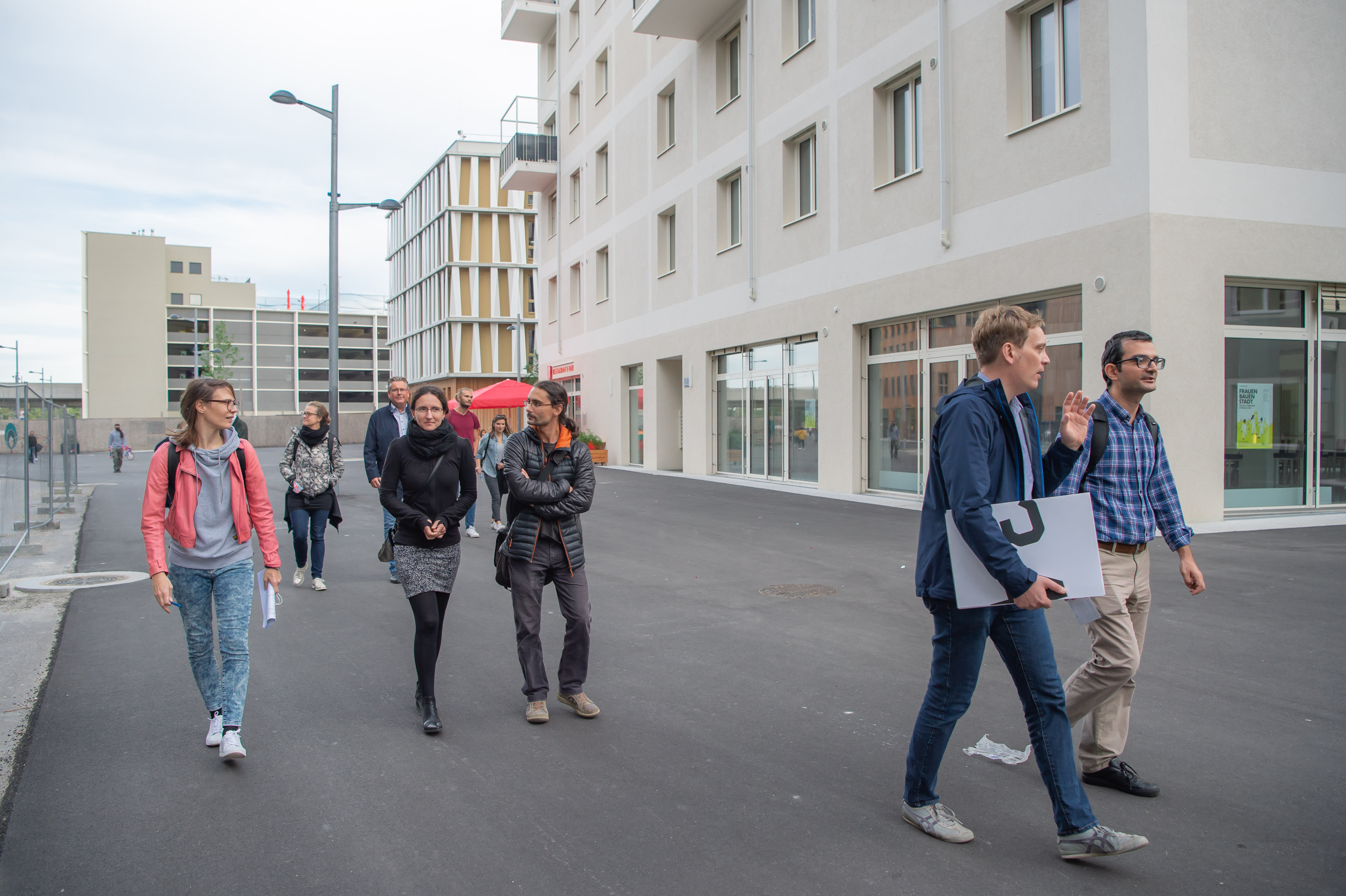 Mobilitäts-Spaziergang durch aspern Seestadt