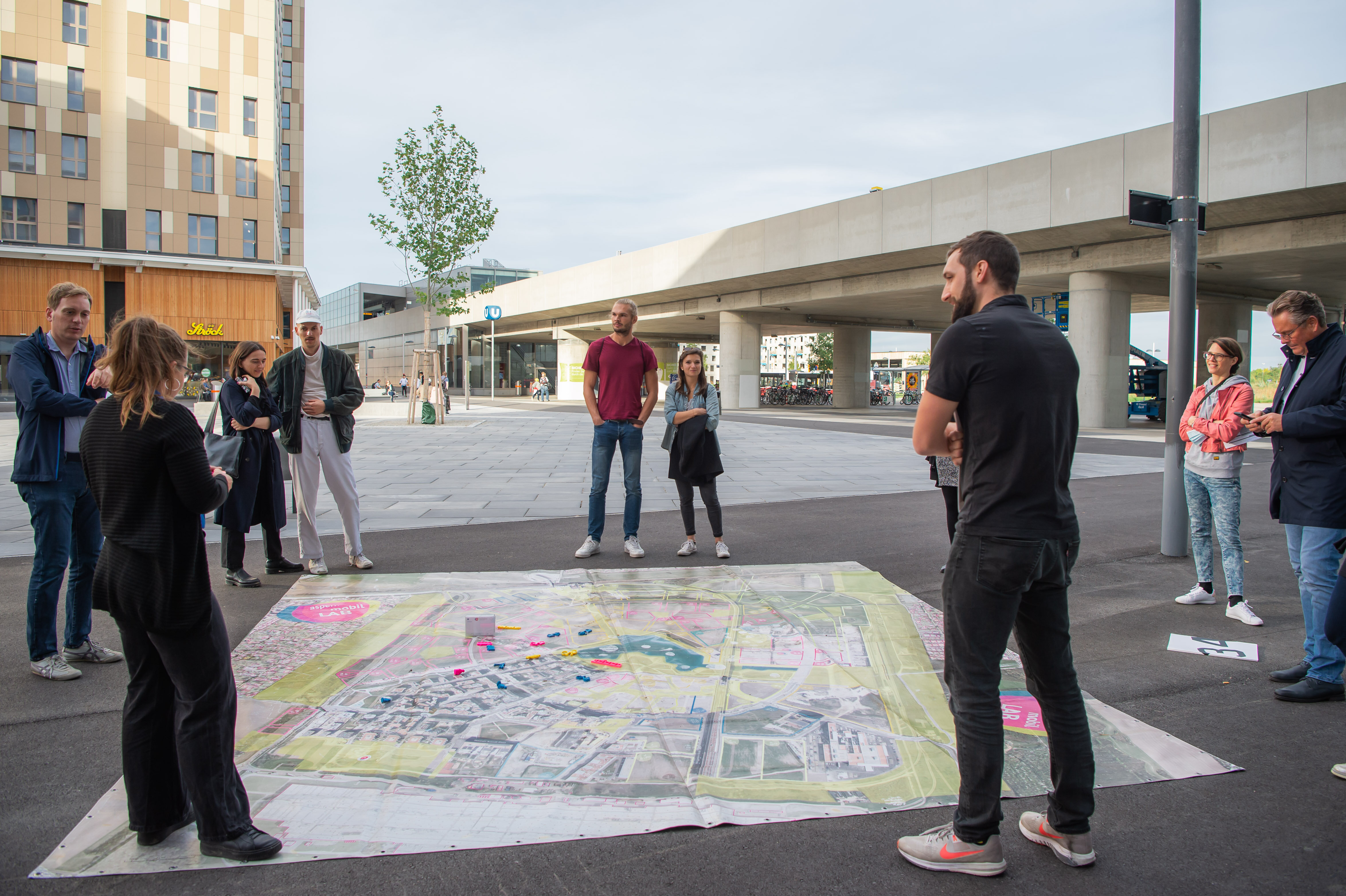 Mobilitäts-Spaziergang durch aspern Seestadt