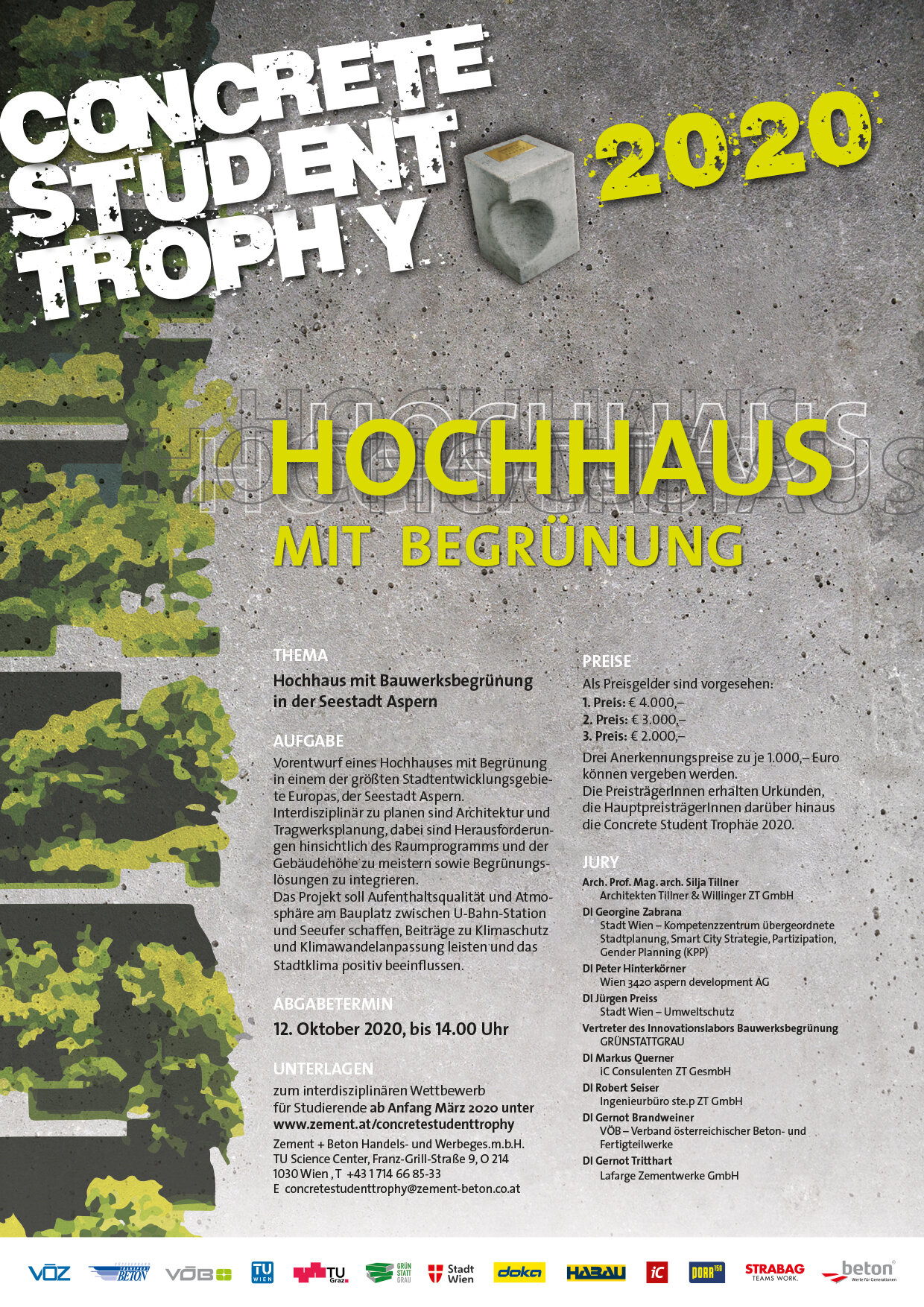 ONLINE EVENT-TIPP: Verleihung Concrete Student Trophy 2020