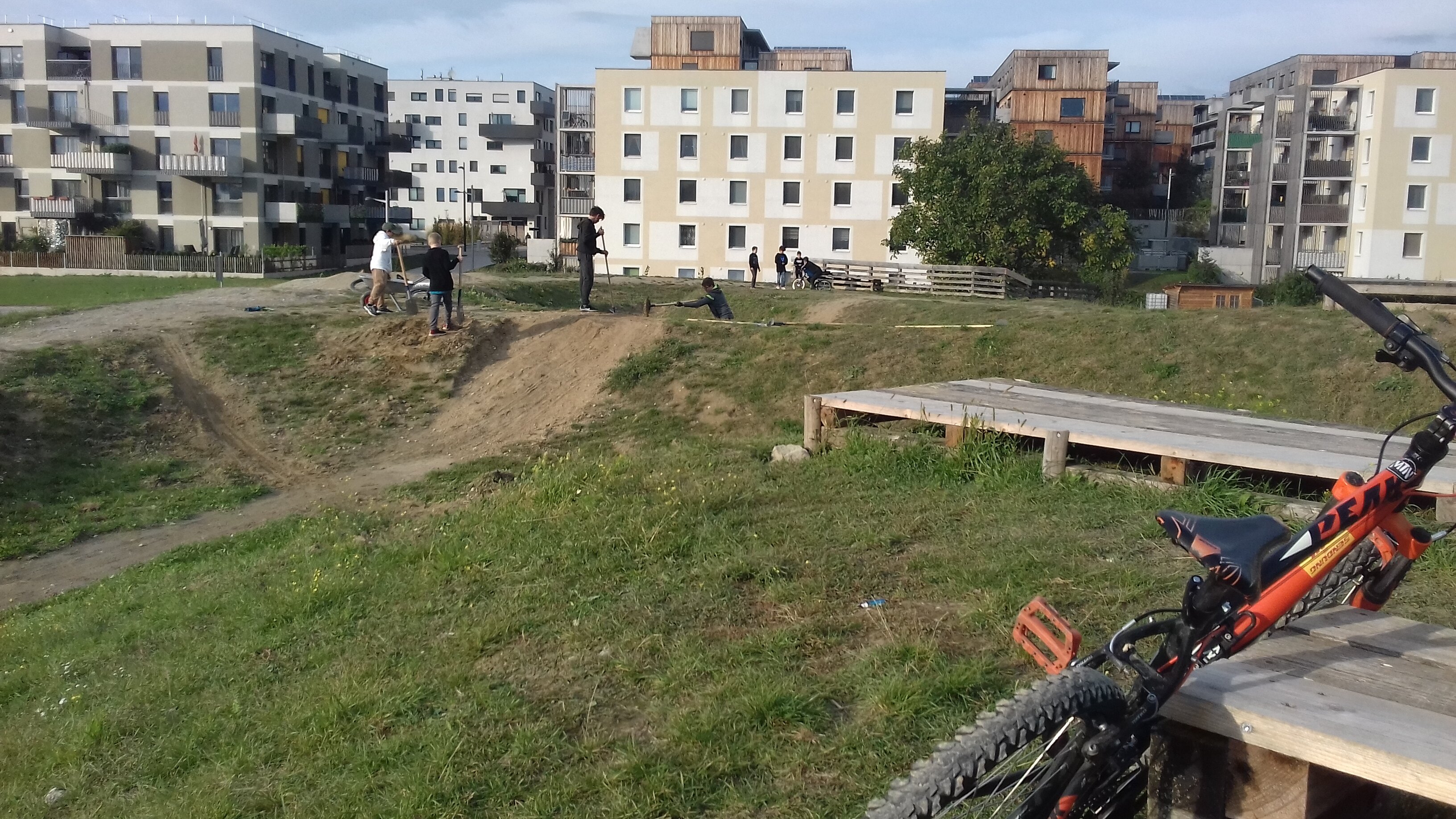 Der Bikepark bekommt gerade den neuesten Schliff