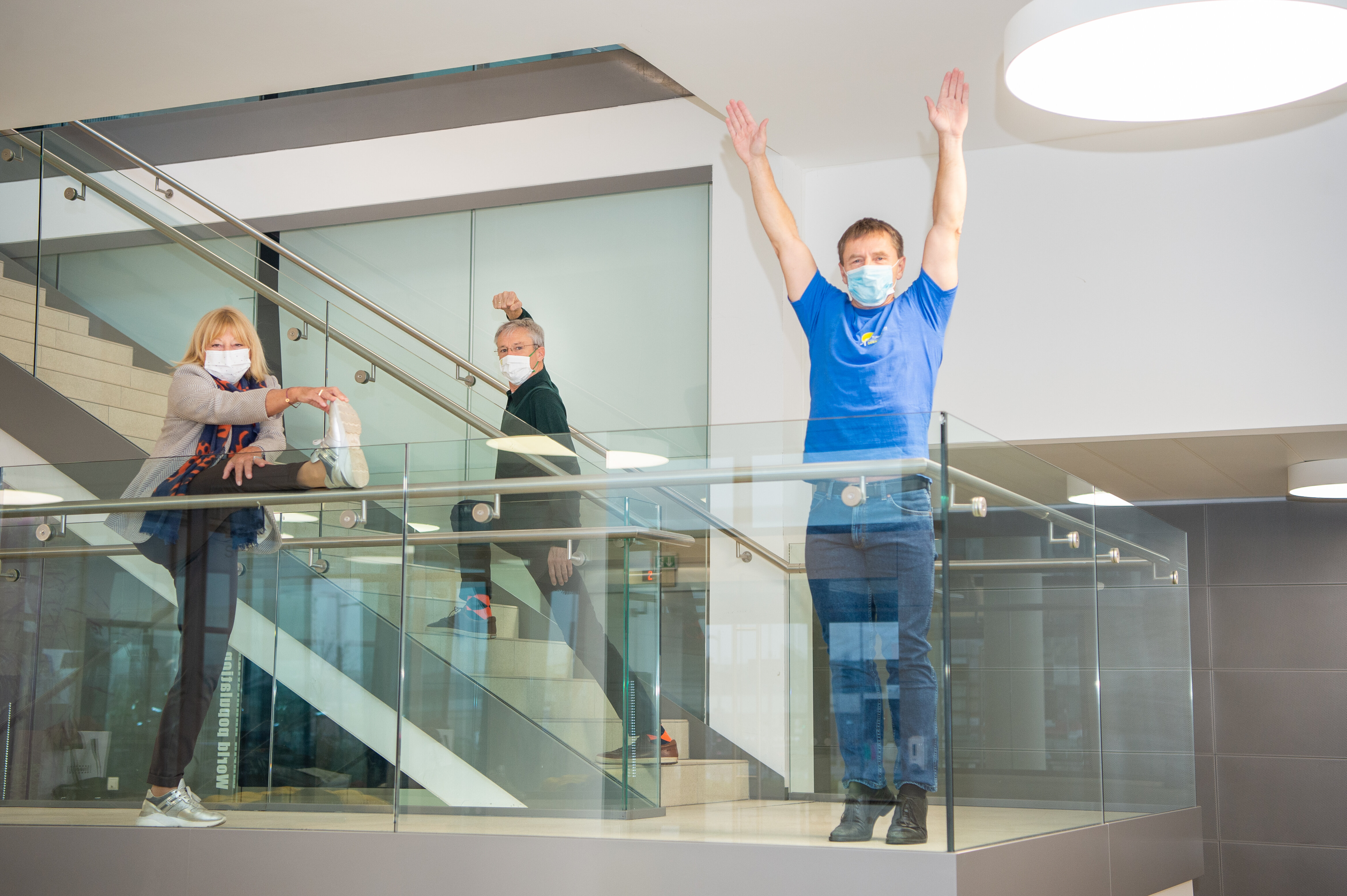 Die Übungen sind vielfältig.