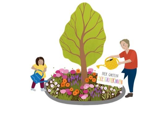Lasst uns die Seestadt gemeinsam grüner/bunter machen!