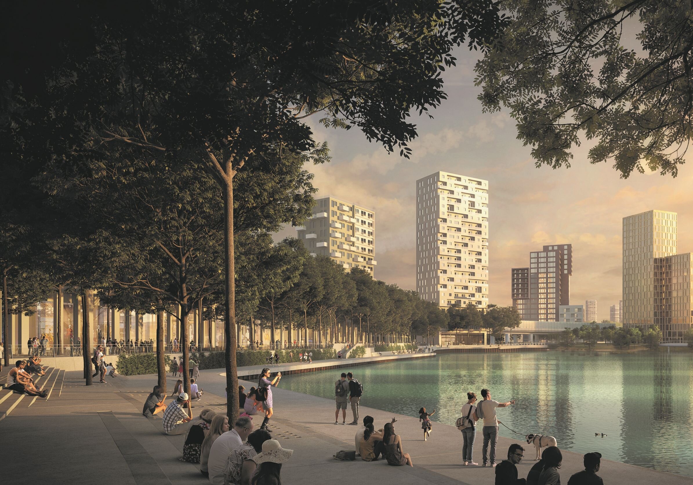 Herstellungsarbeiten harte Seekante