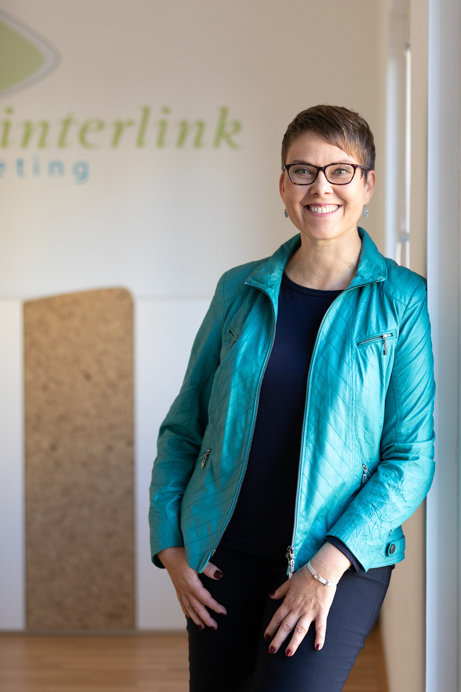 Anna Oladejo, Seestädterin und Inhaberin der Werbeagentur interlink marketing