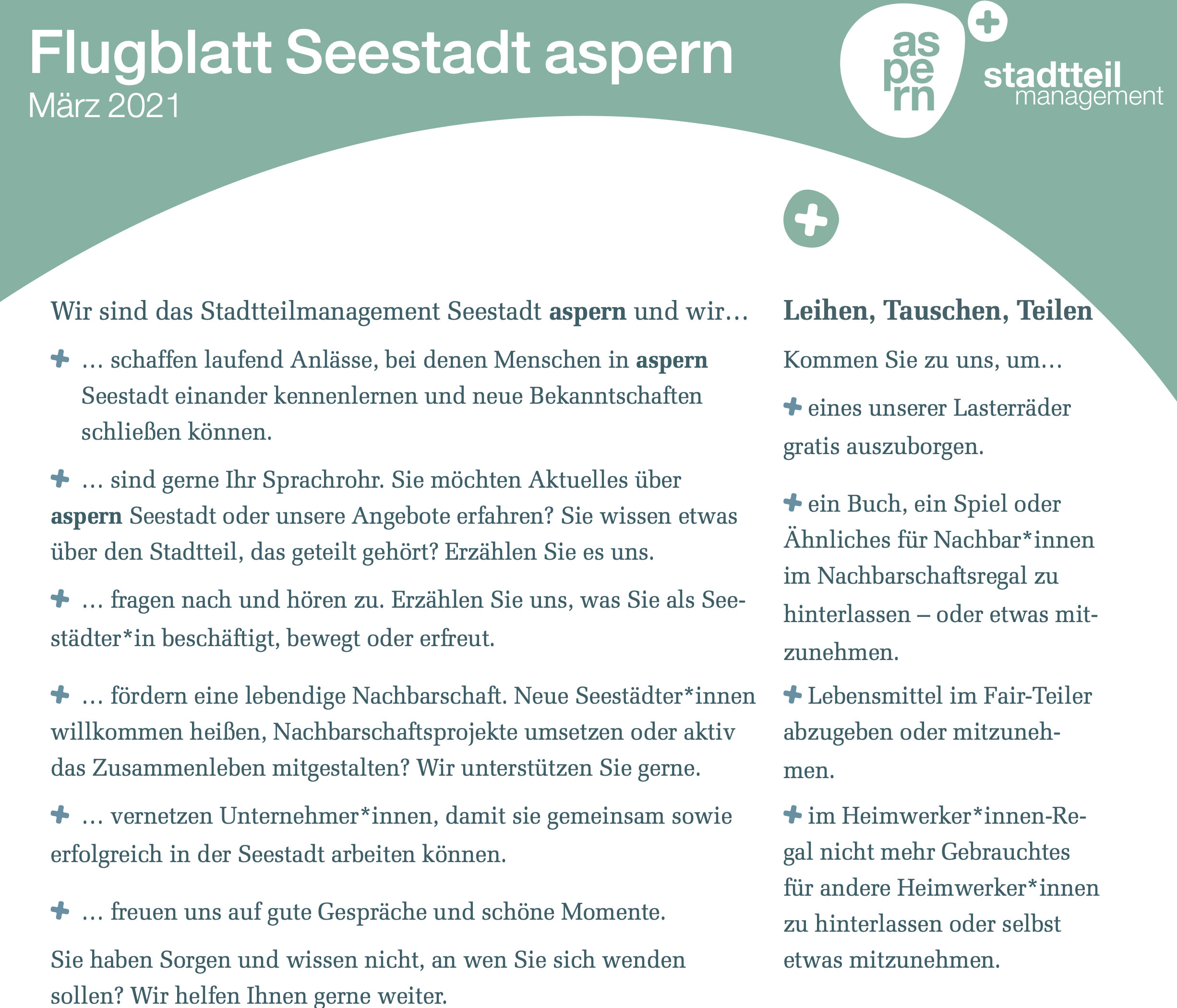 Flugblatt aspern ist da!