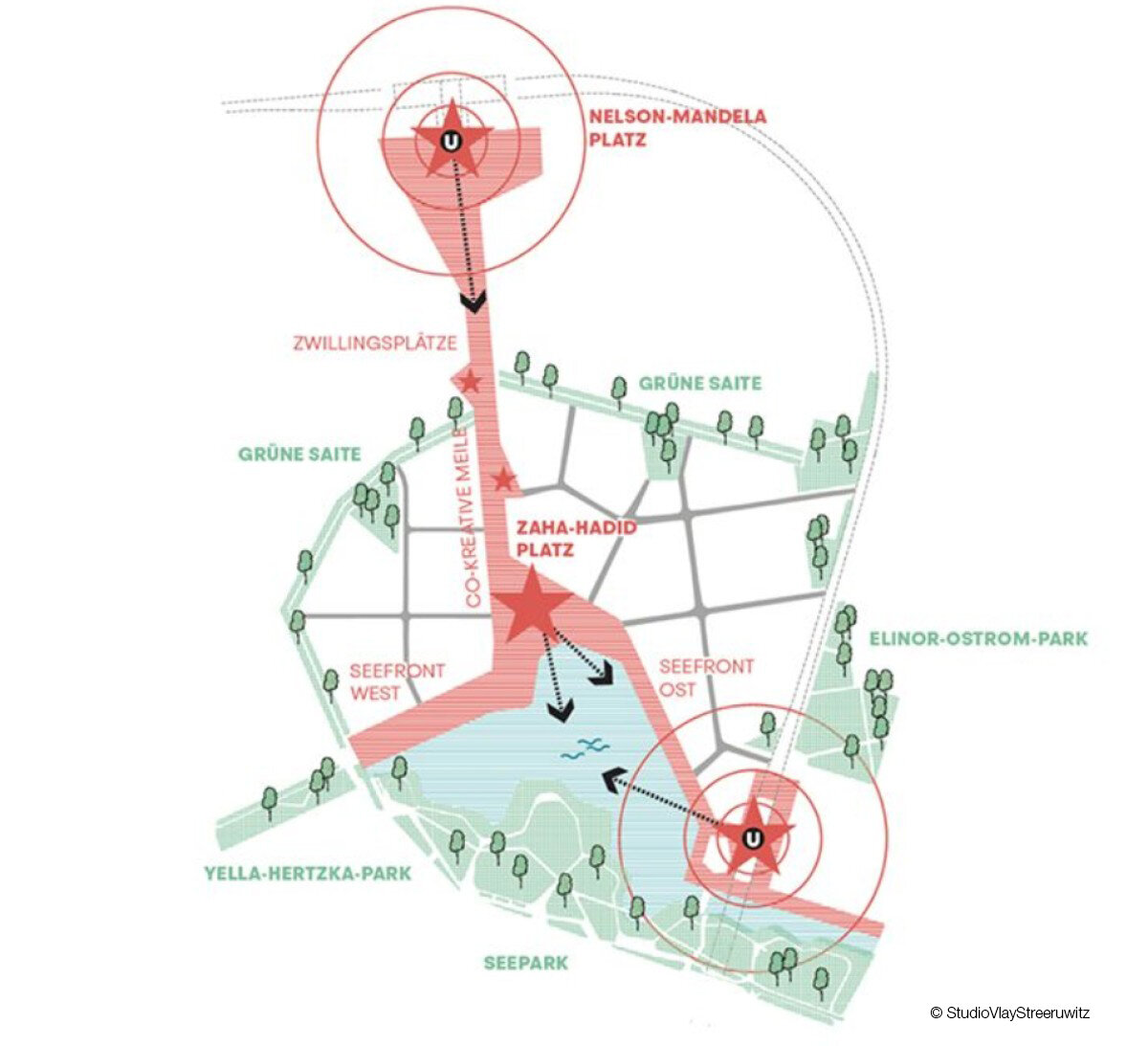 Auf die Plätze, klick und los! Umfrage zu den öffentlichen Freiräumen in der nördlichen Seestadt