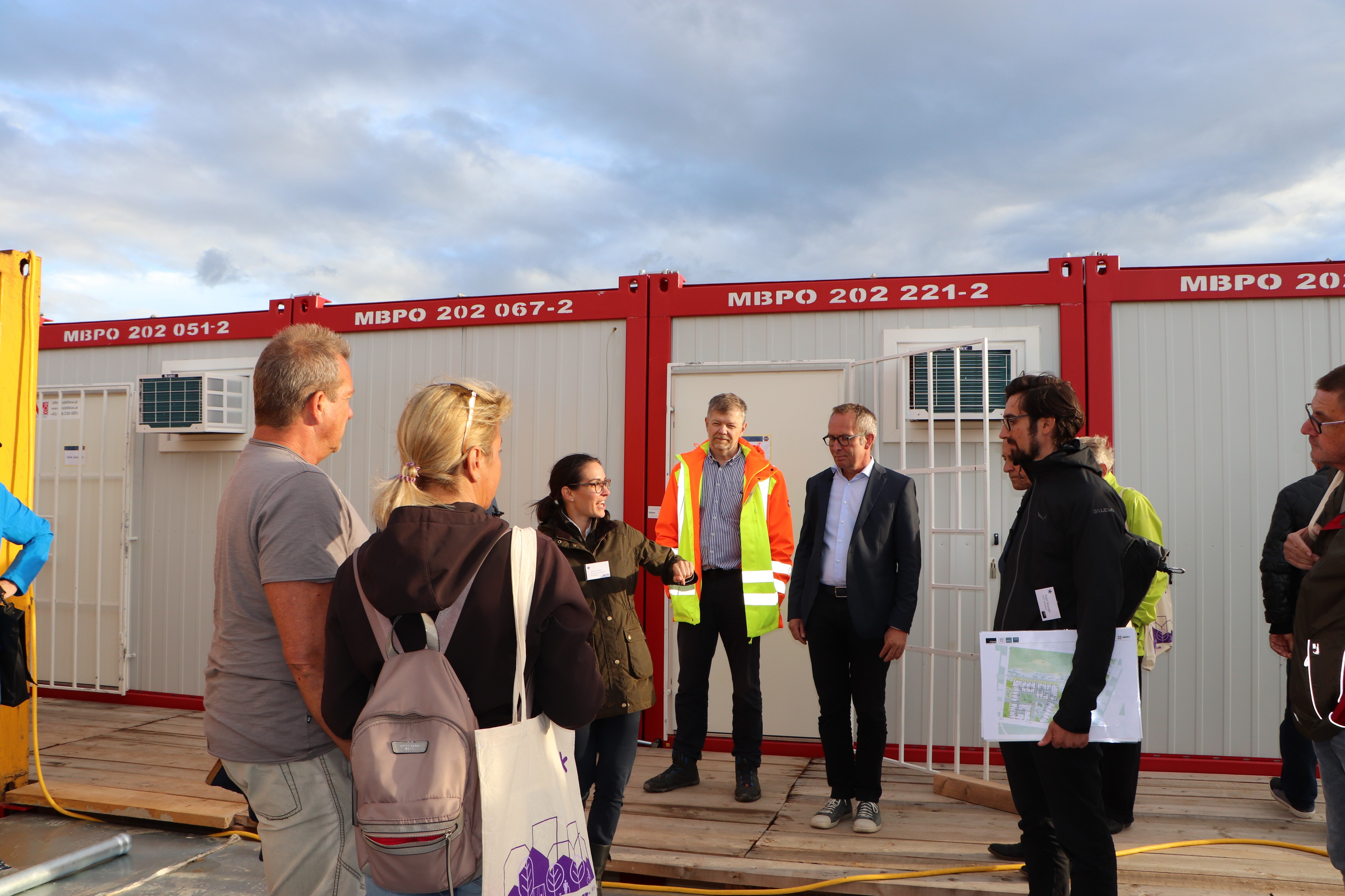 Baustellenführung in der Berresgasse