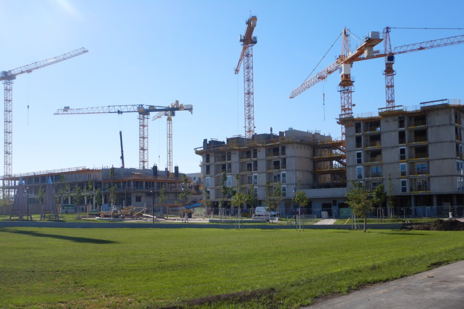 Samstagsarbeiten im Quartier "Am Seebogen"