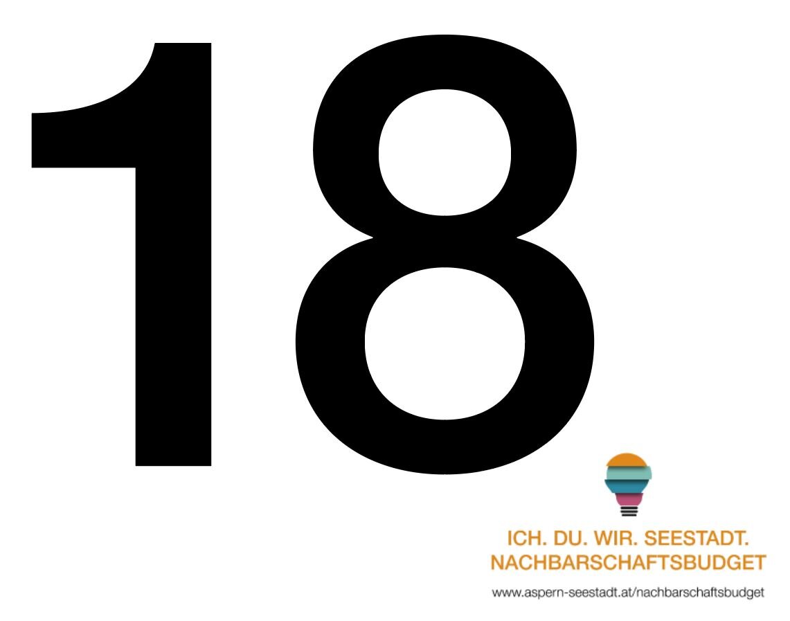 Plakat Nachbarschaftsbudget