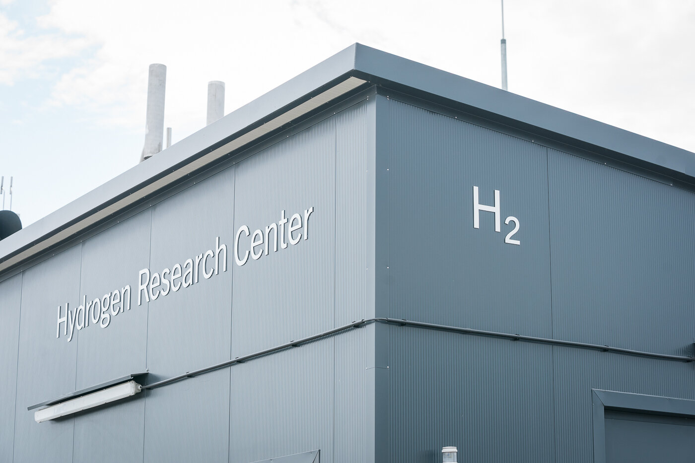 Prototyp einer Wasserstofftankstelle