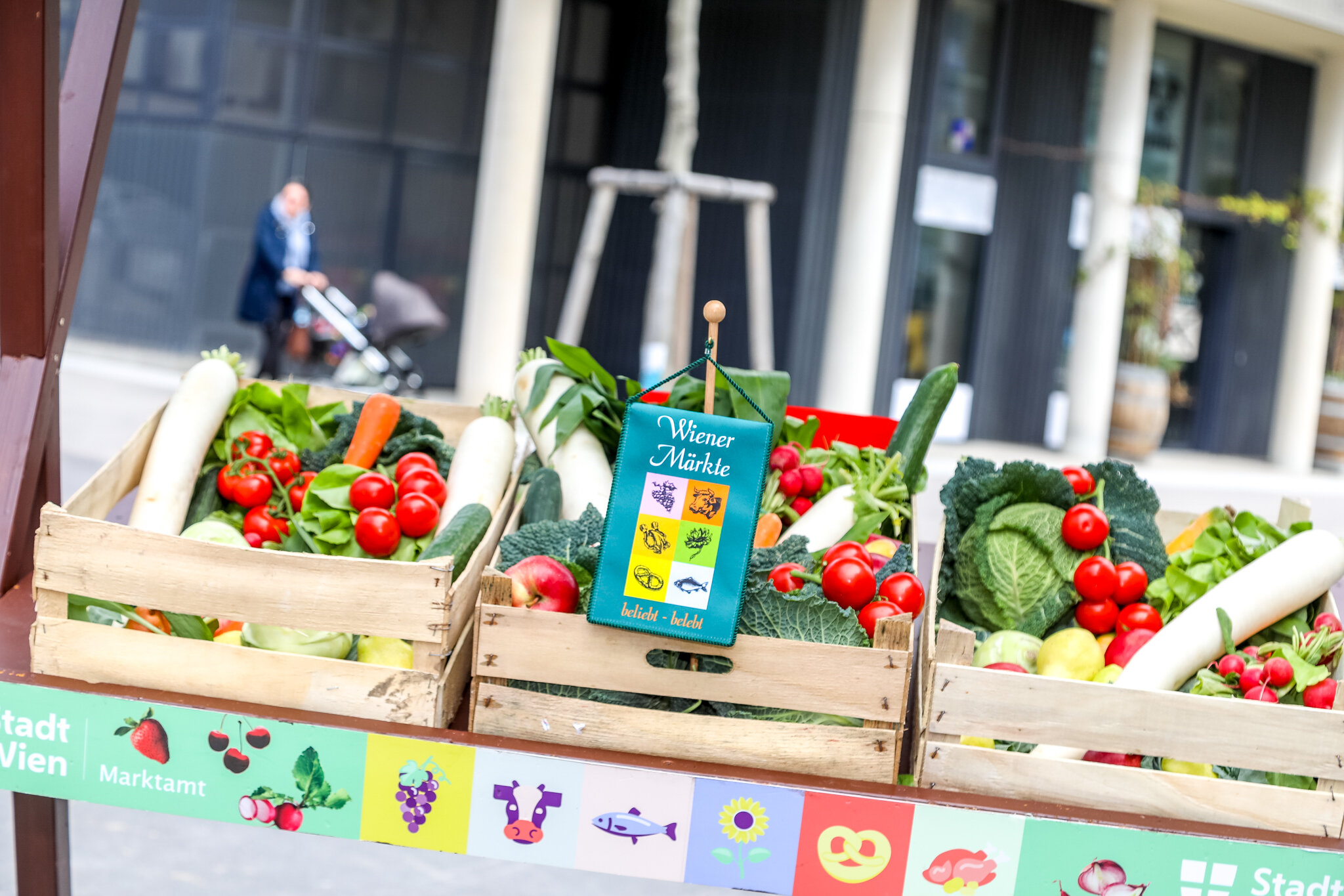 Die Seestadt hat seit Mai einen Markt!