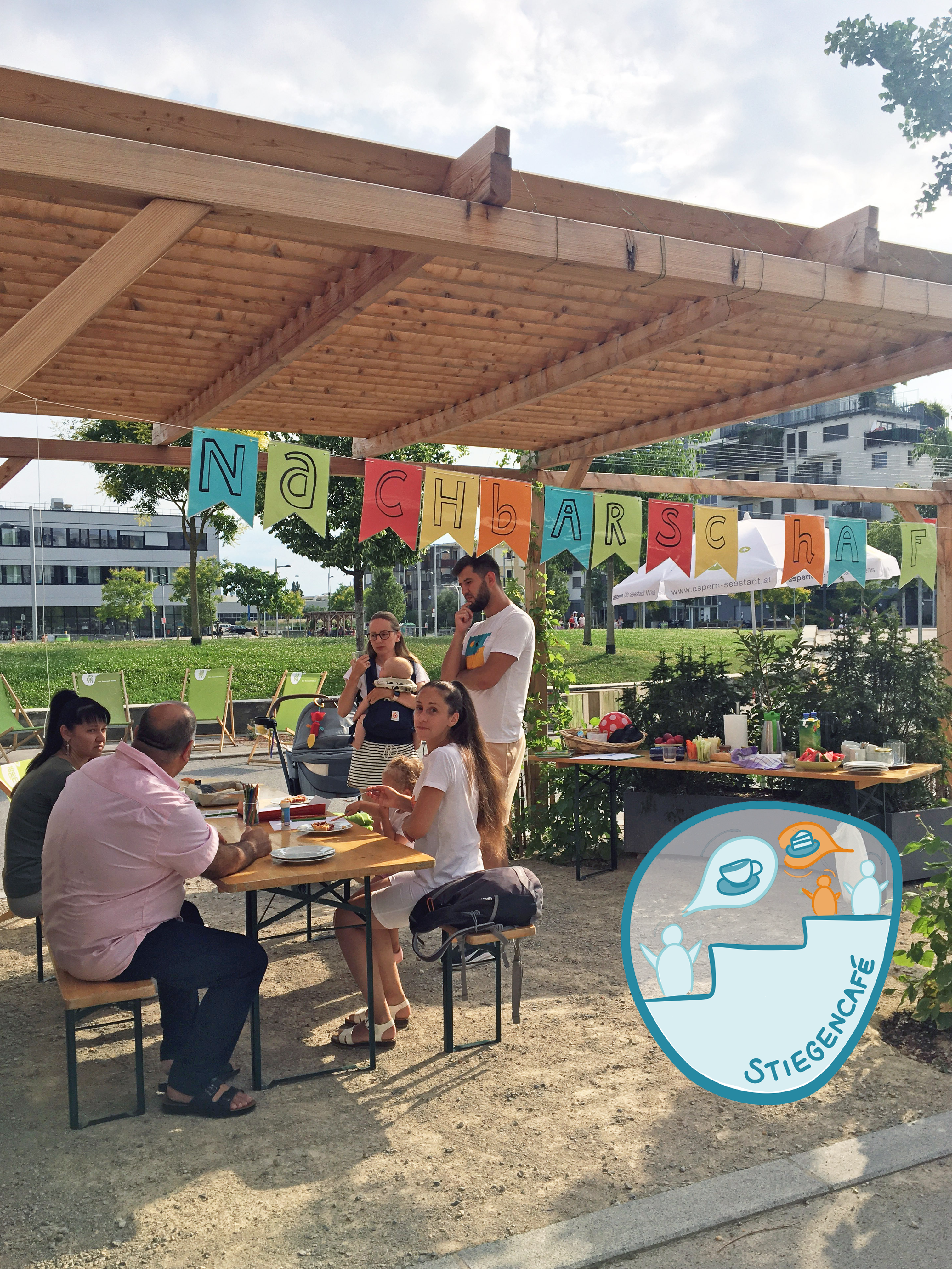 Das erste Stiegencafé kann stattfinden!