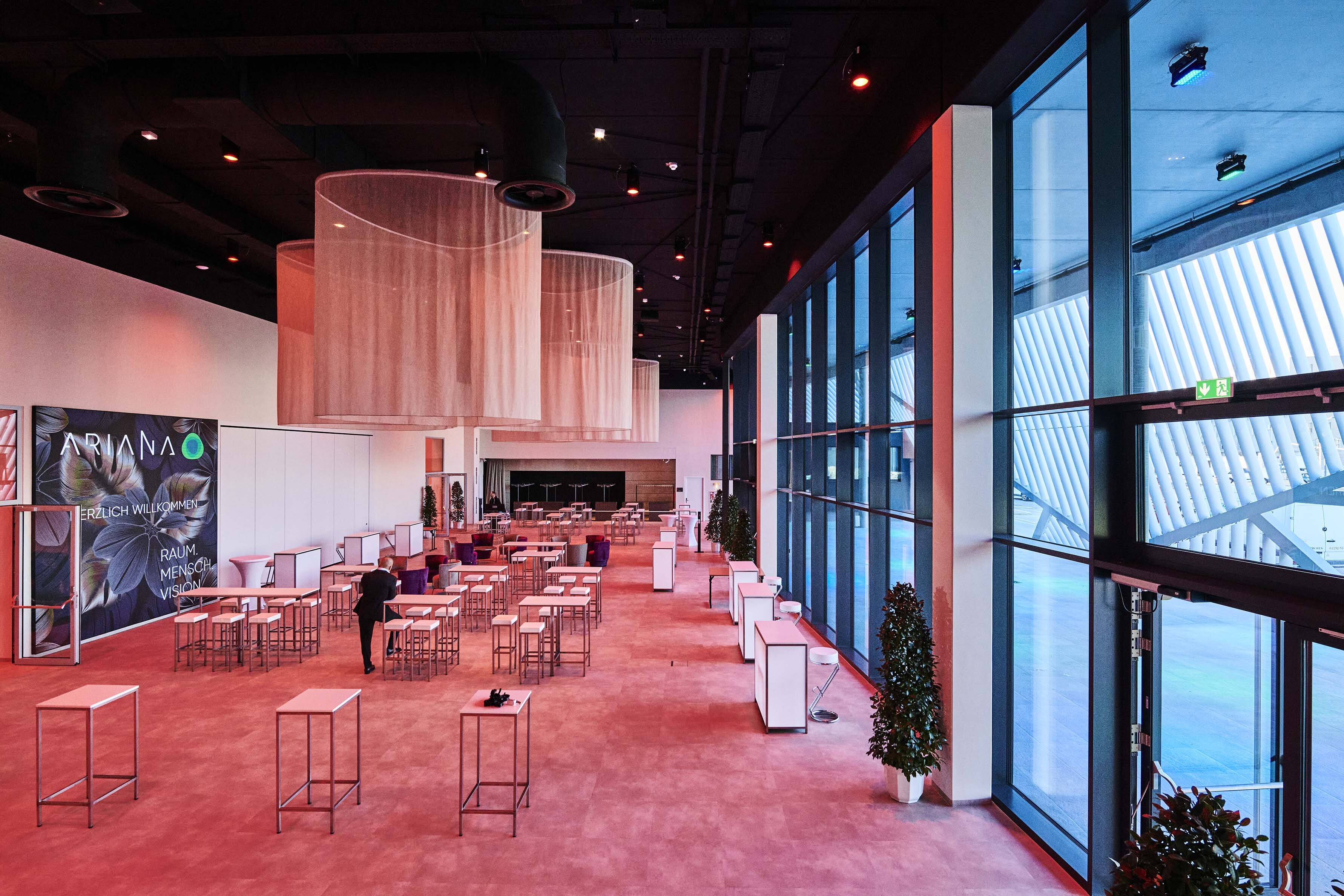 Die ARIANA-Eventhalle