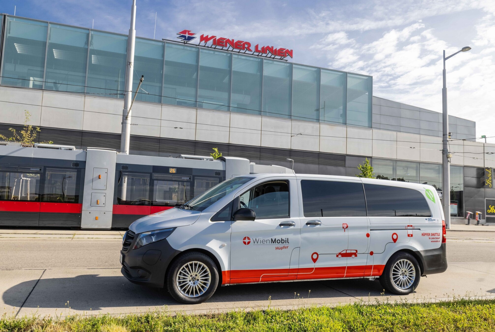 ein Bus von den Wiener Linien