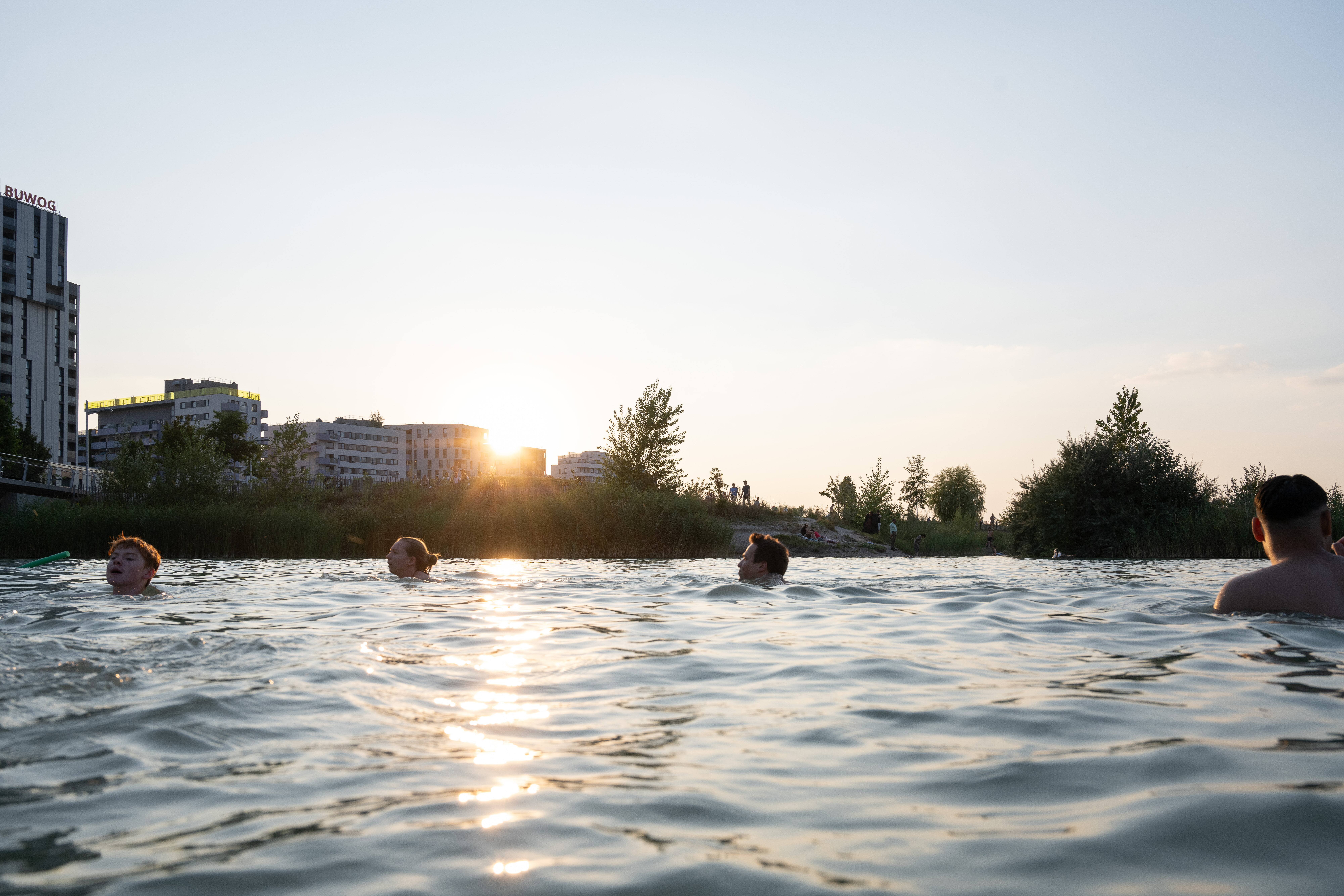 Wasserqualität in der Seestadt Der asperner See