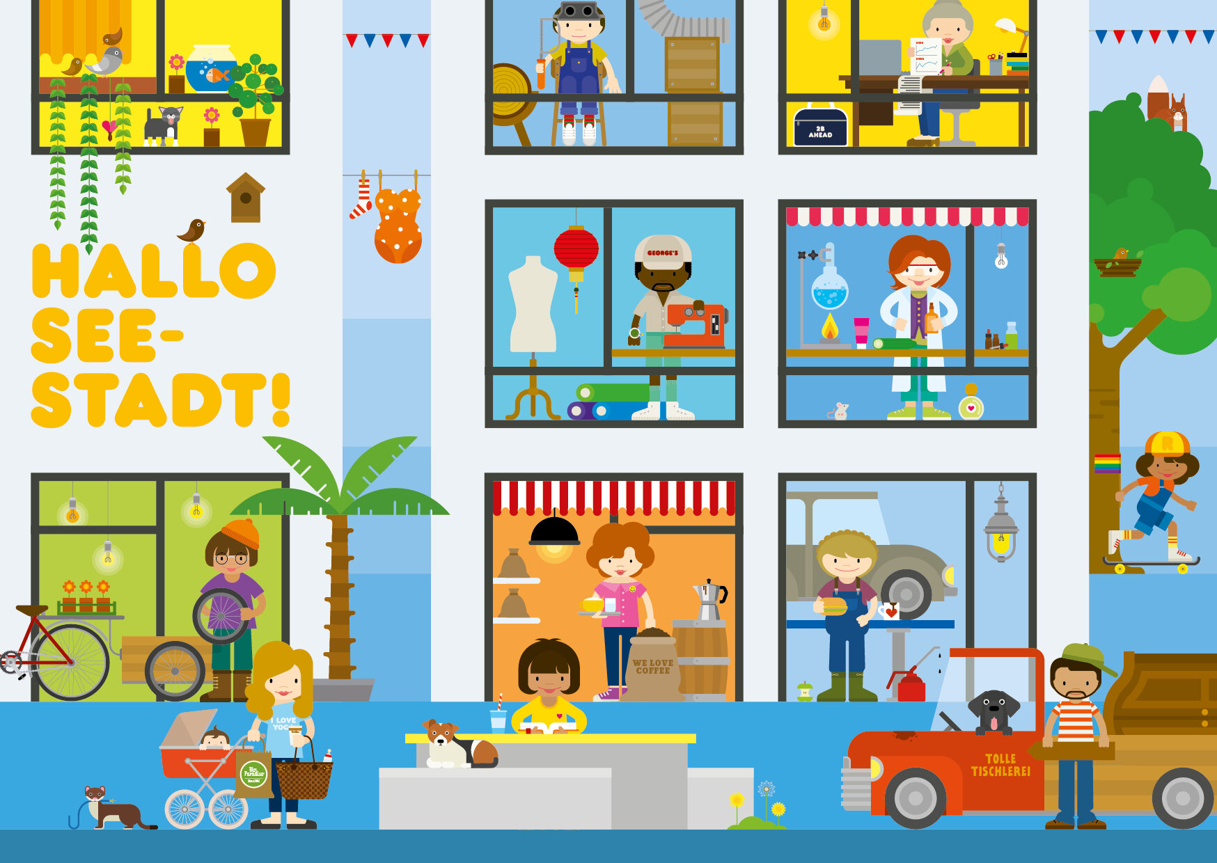 Herzliche Einladung zum Nachbarschaftsfest im Gewerbehof!