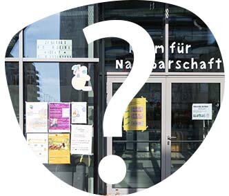 ein weißes Fragezeichen