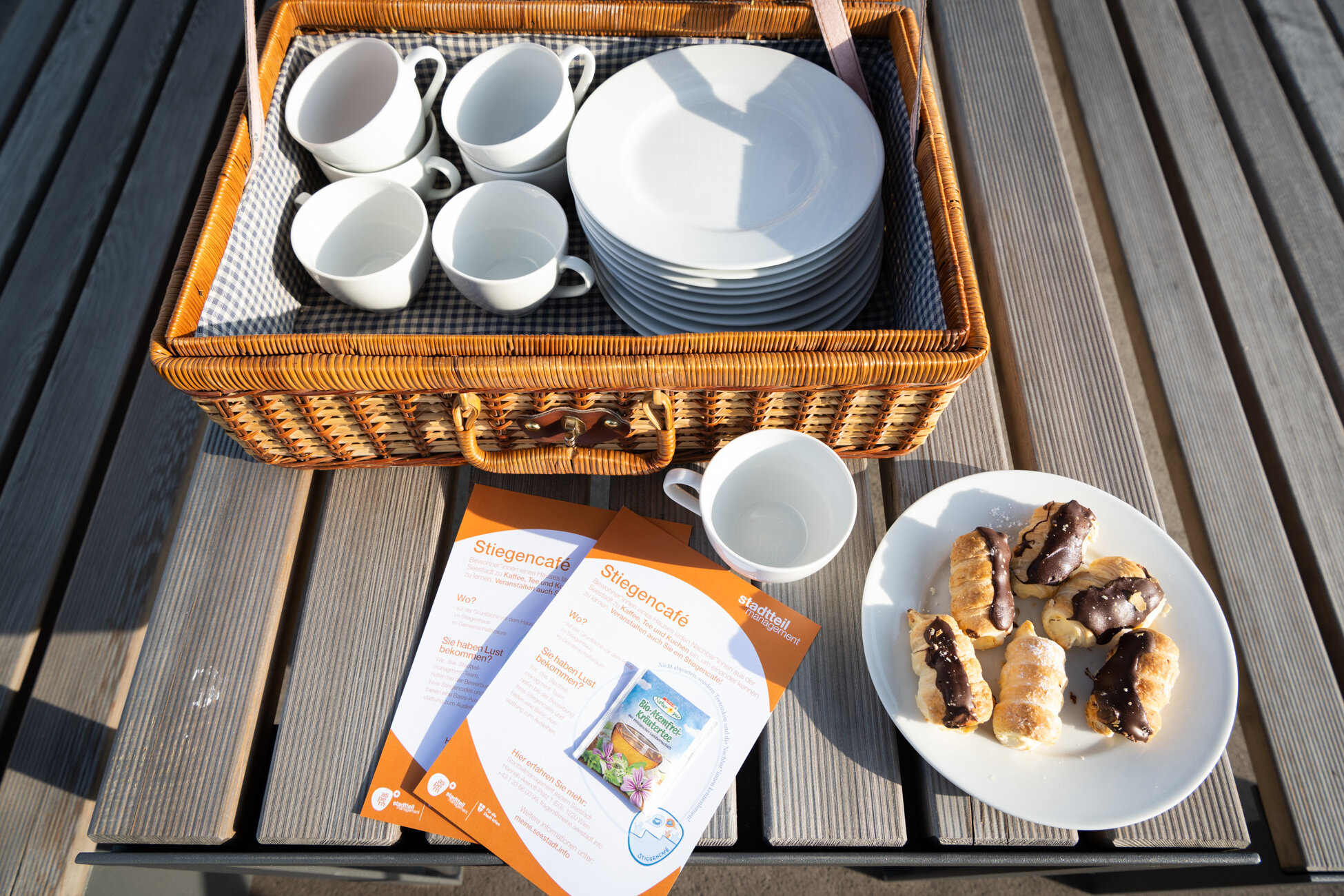 ein Picknickkorb