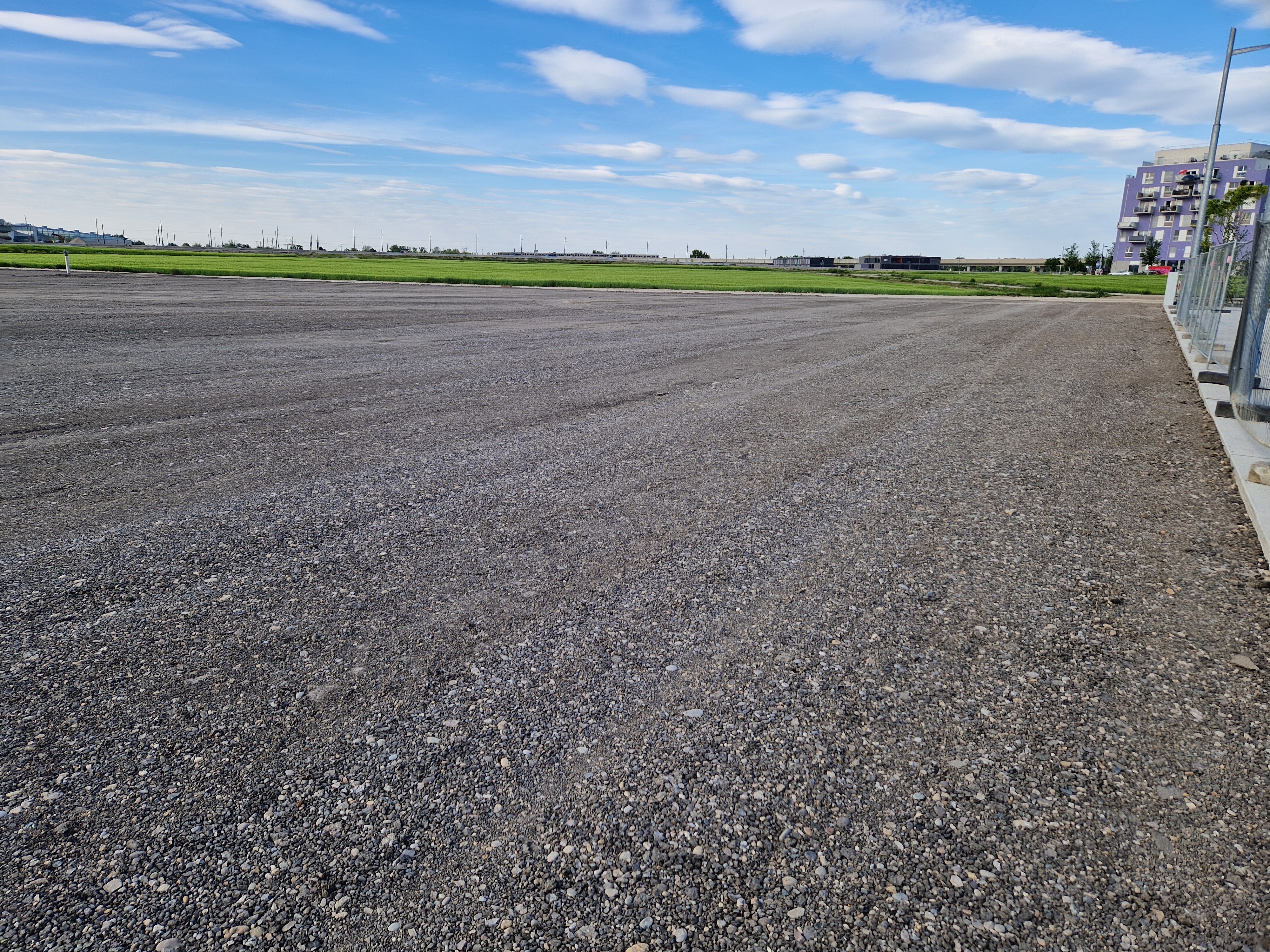 Baustelle Zaha Hadid Platz