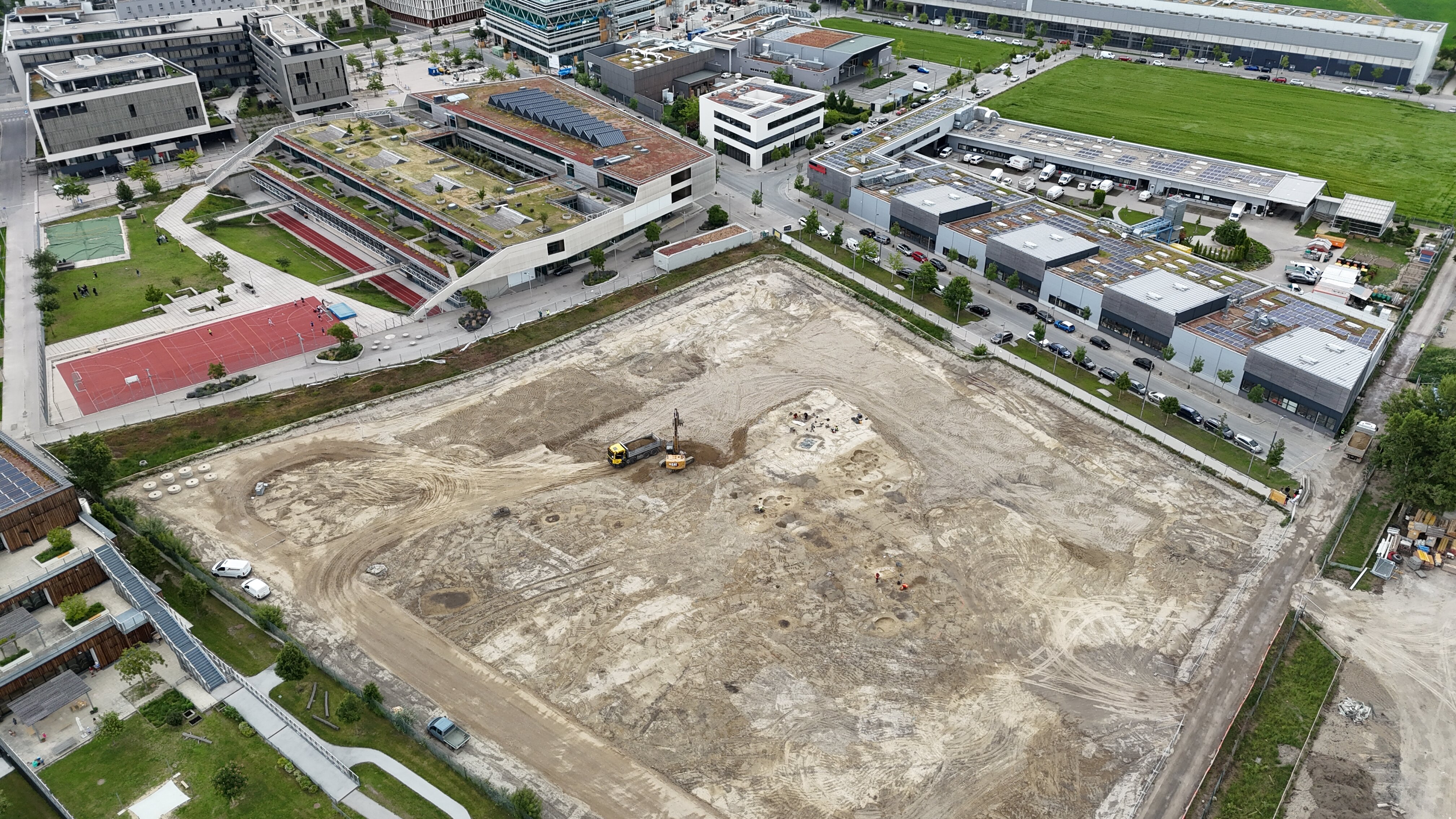 Lärmintensive Arbeiten auf D18/3