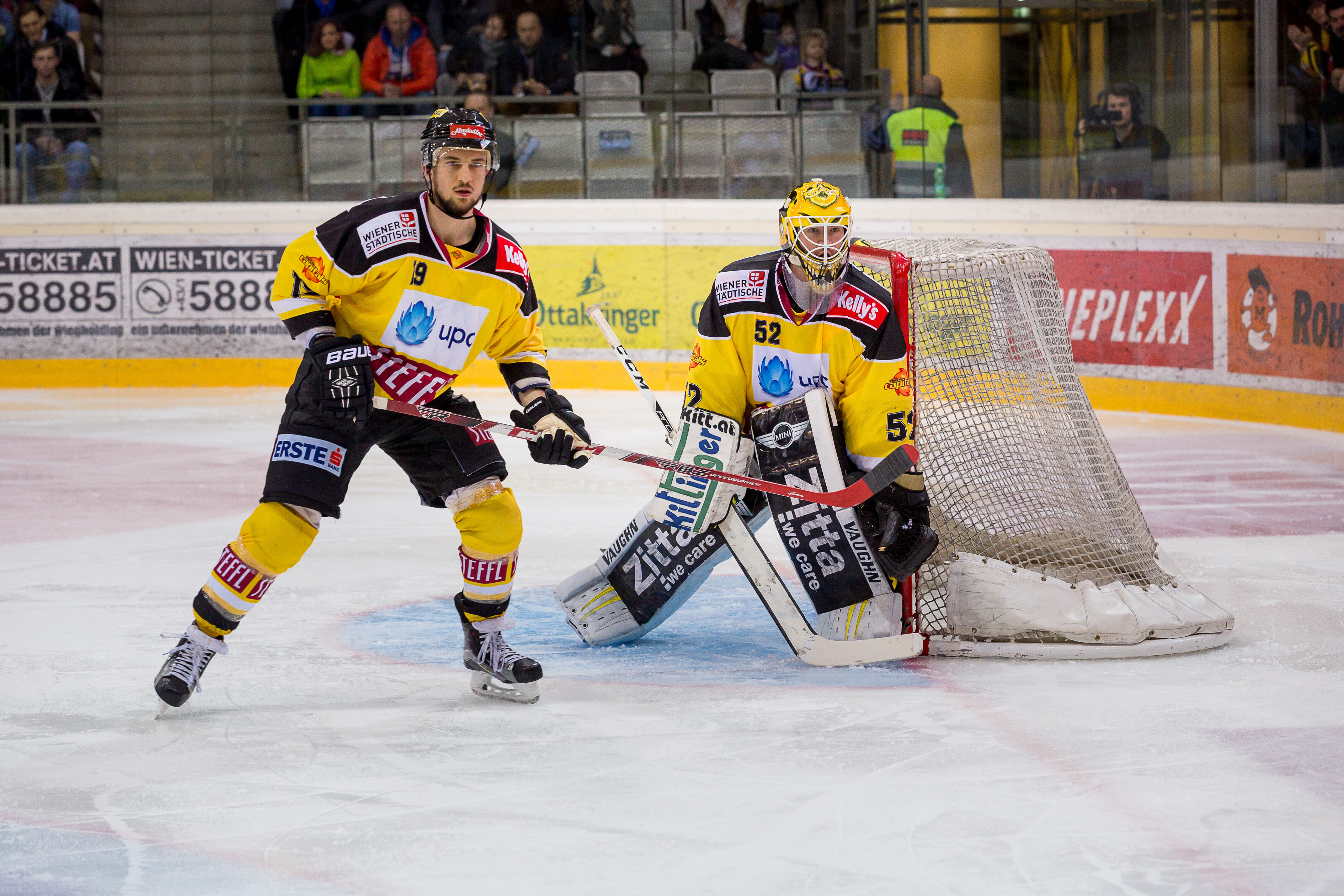  Eishockey-Spieler der UPC Vienna Capitals