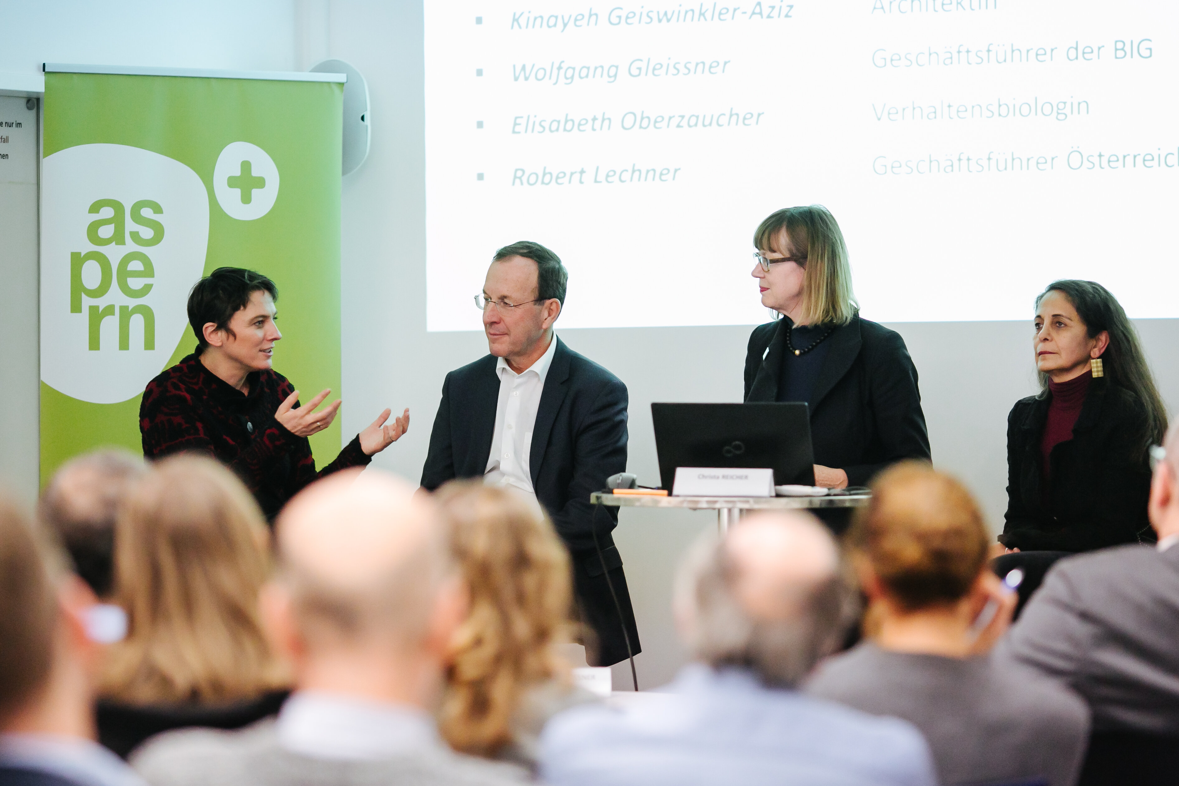Podiumsdiskussion "Architektur vs Nachhaltigkeit" am 5.12.2019