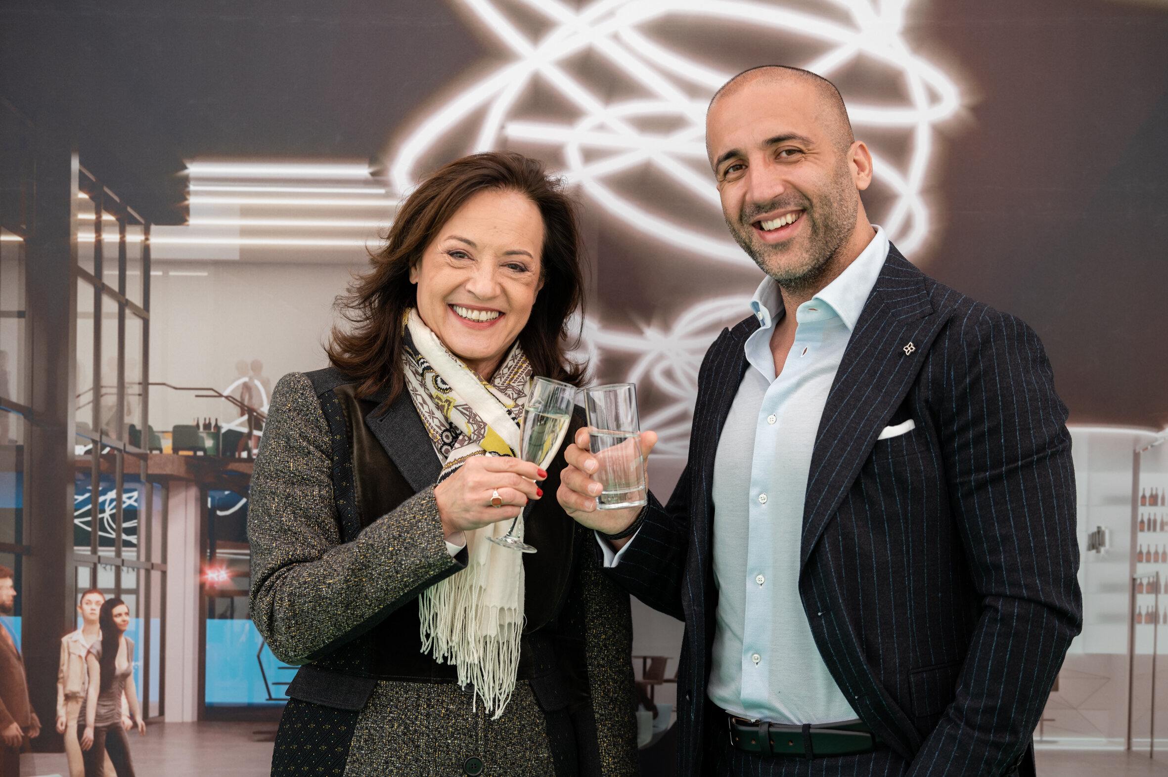 Andrea Czernin und Zaki Ander (ARIANA Event GmbH)