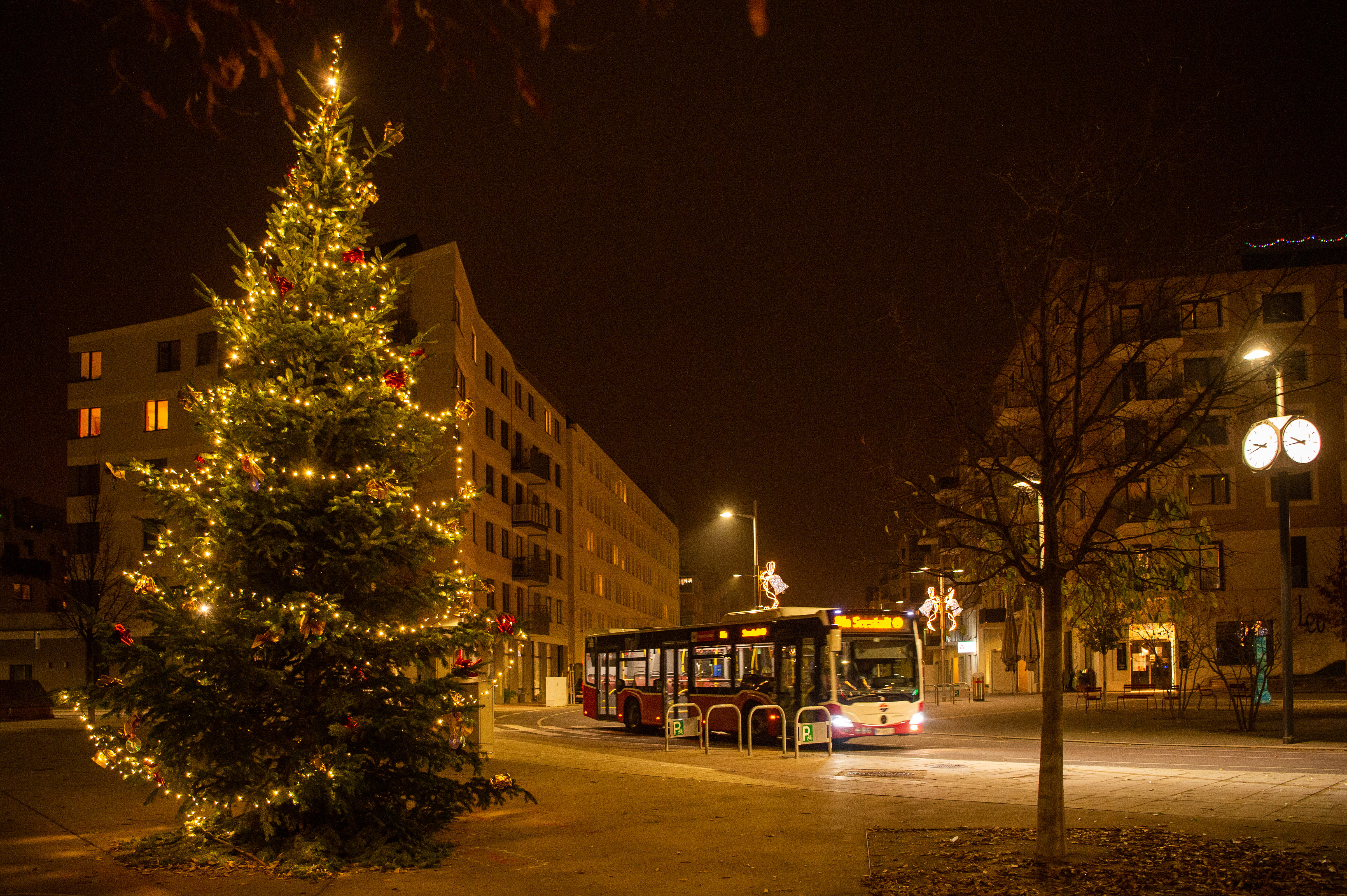 Weihnachtsstimmung in der Seestadt.