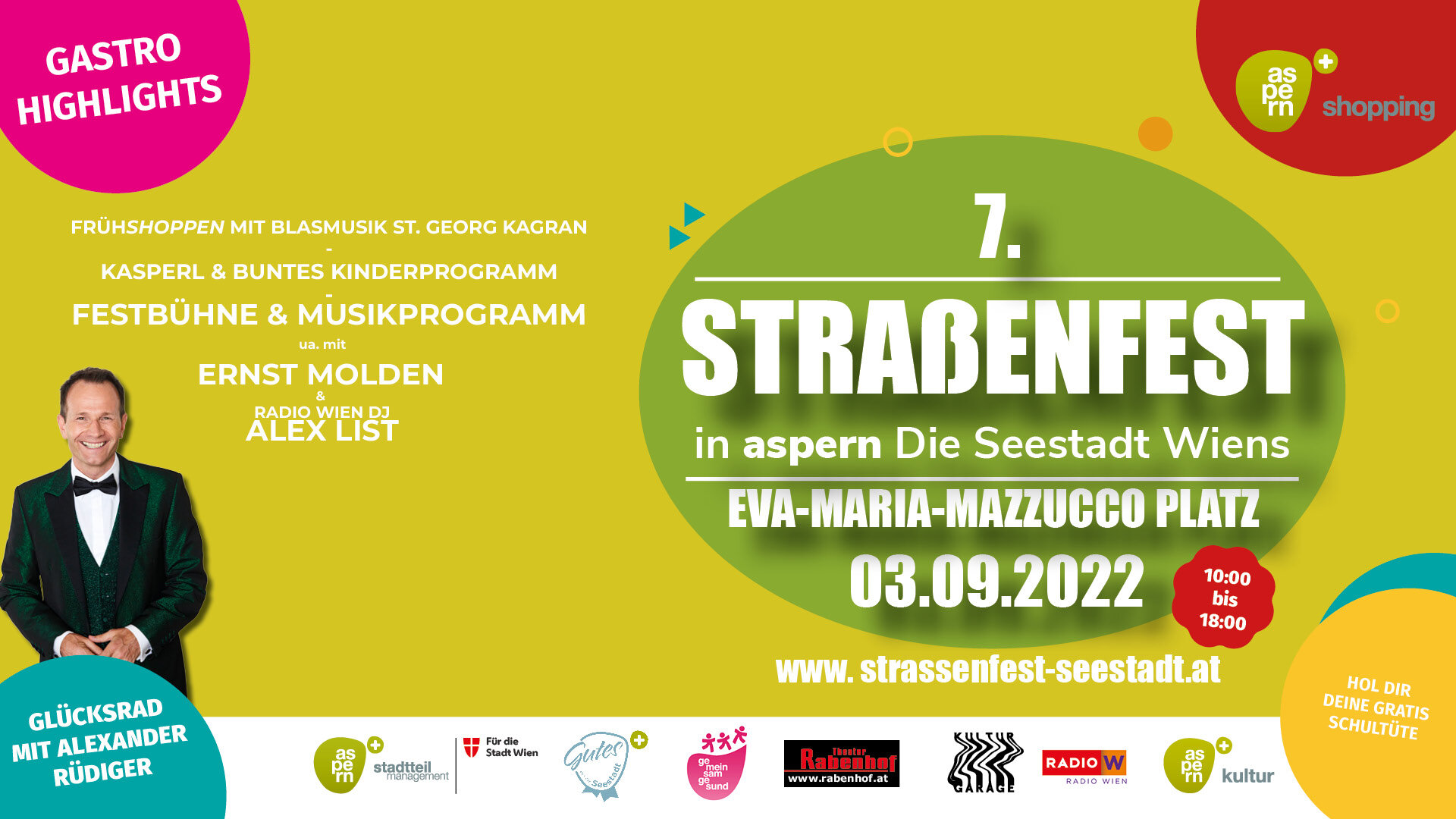 Künstler*innen und das kulinarische Angebot lokaler Gastronomie sorgen für Unterhaltung und Genuss.