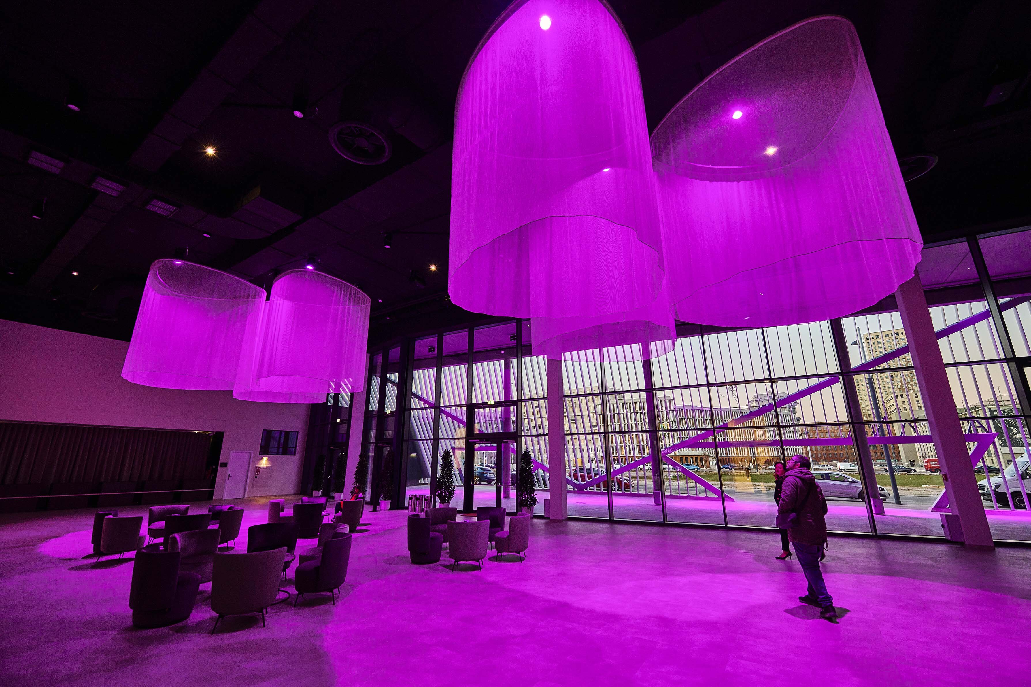 Die ARIANA Eventhalle vereint modernste Technik und kühnes, innovatives Design.