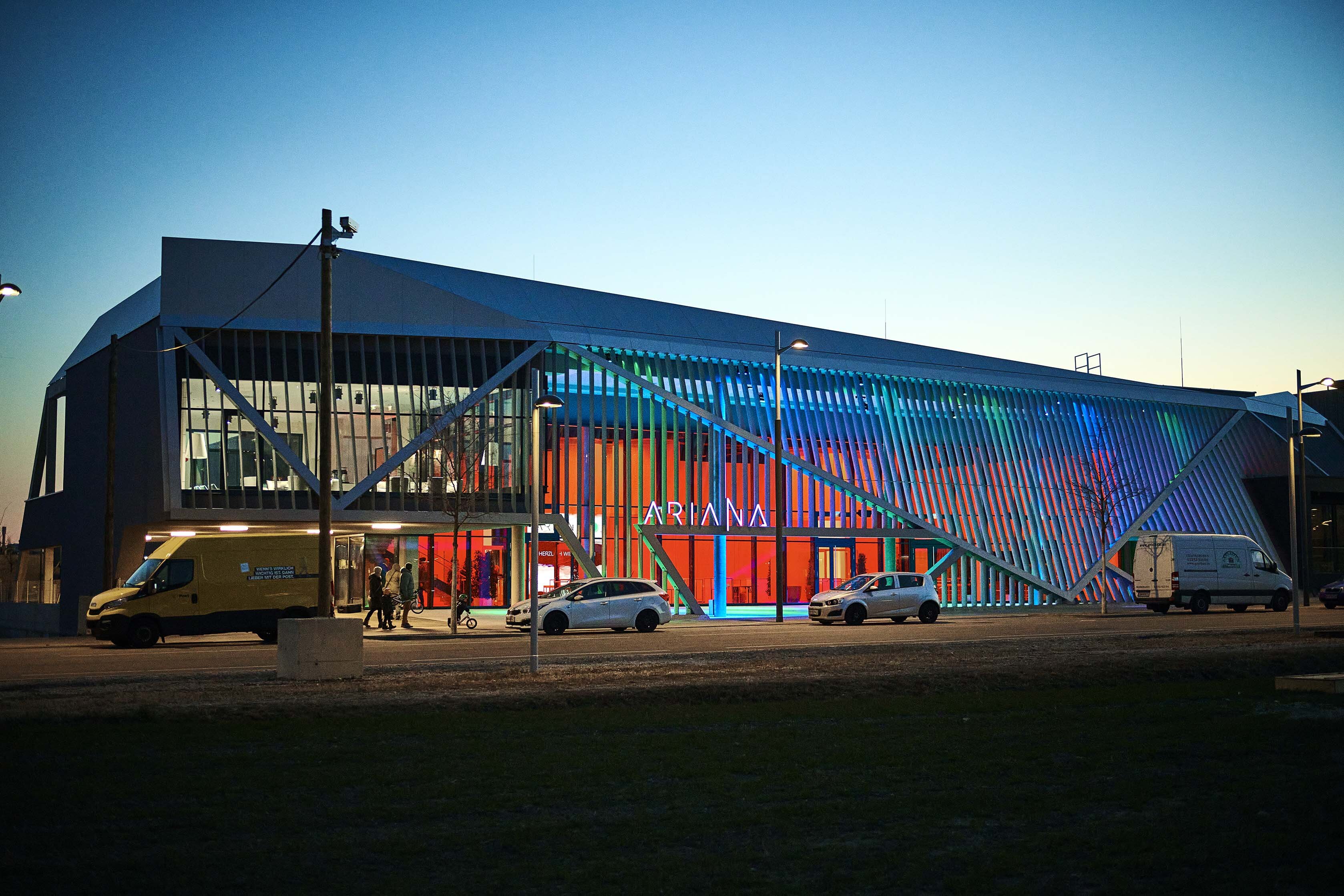 Die multifunktionale Eventhalle ARIANA erhält den internationalen „BIG SEE Architecture-Award”. 