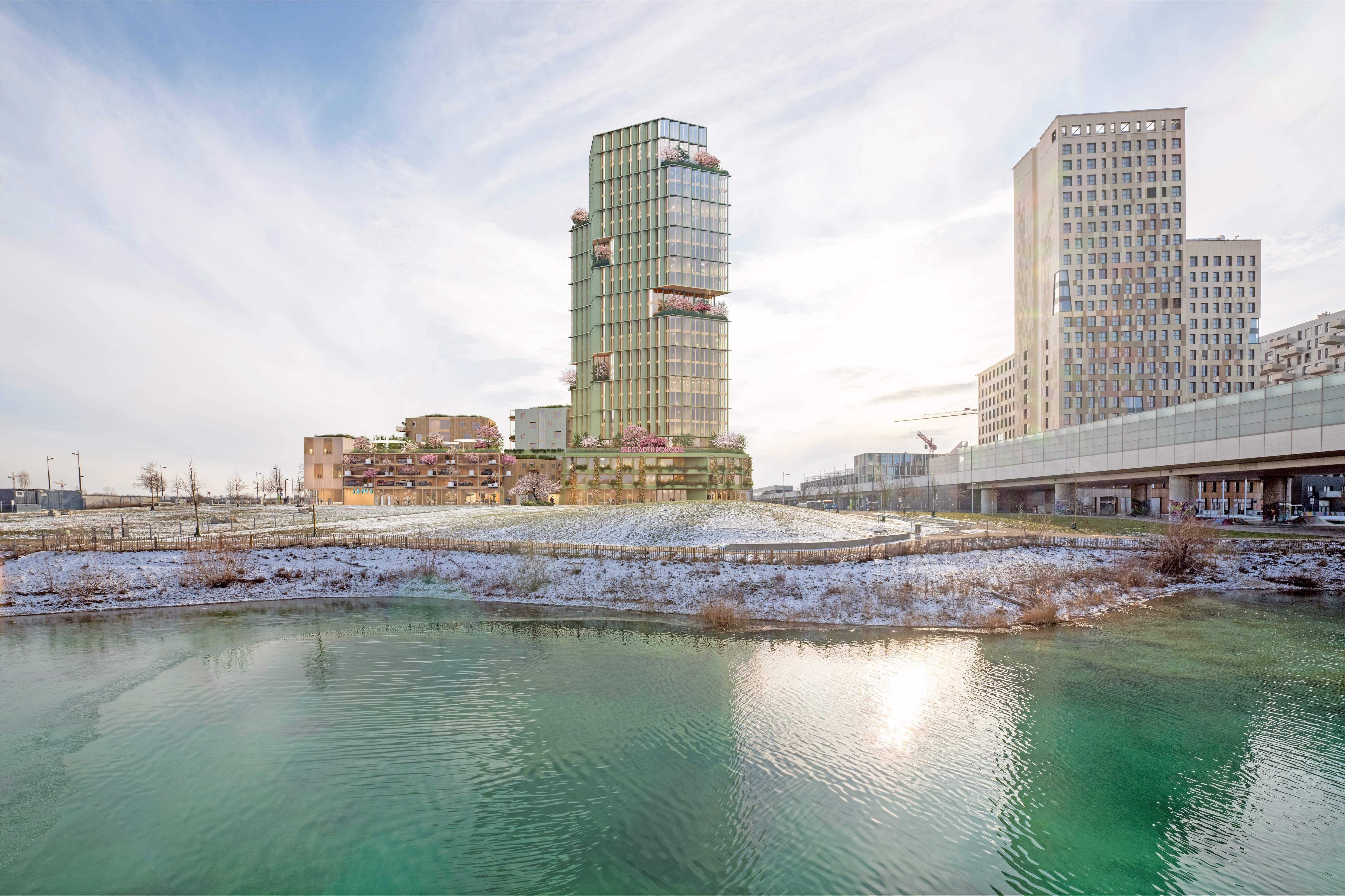 Siegerprojekt J6 „Seestadtkrokodil“