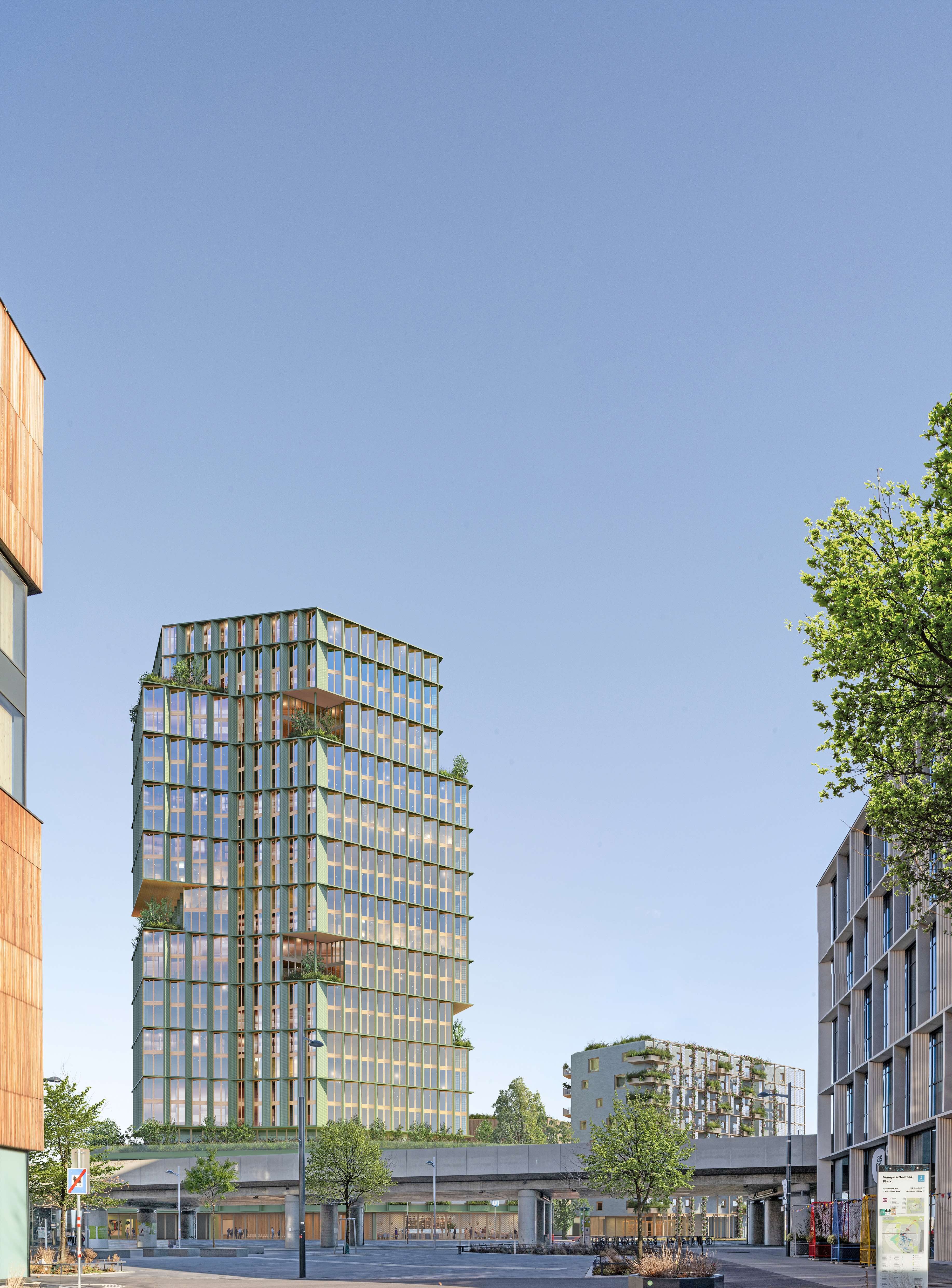 Siegerprojekt J6 „Seestadtkrokodil“