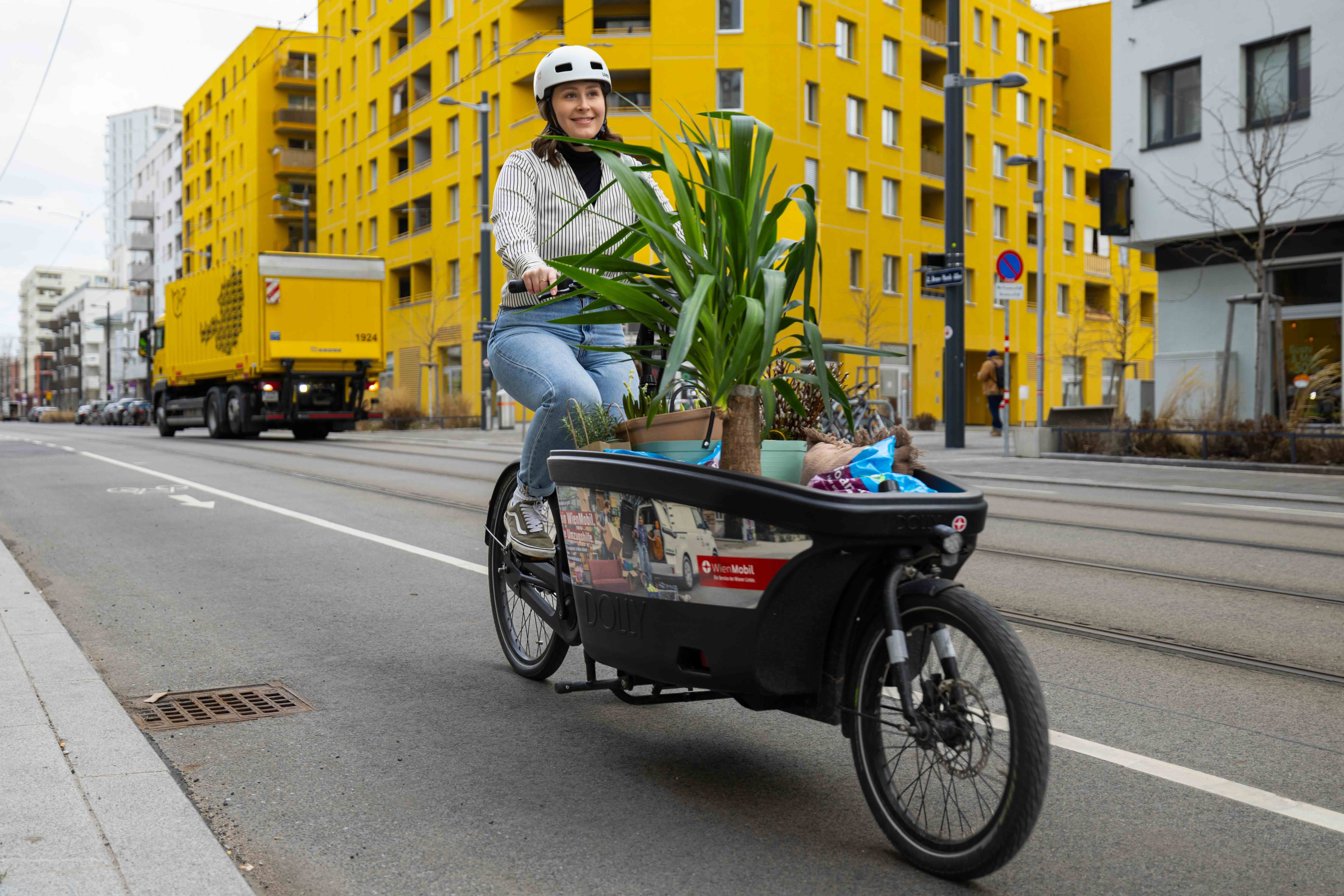 Mit dem WienMobil Rad in ganz Wien unterwegs.