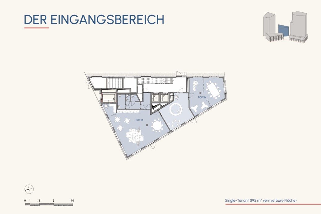 Schematische Darstellung des EIngangbereichs Navis