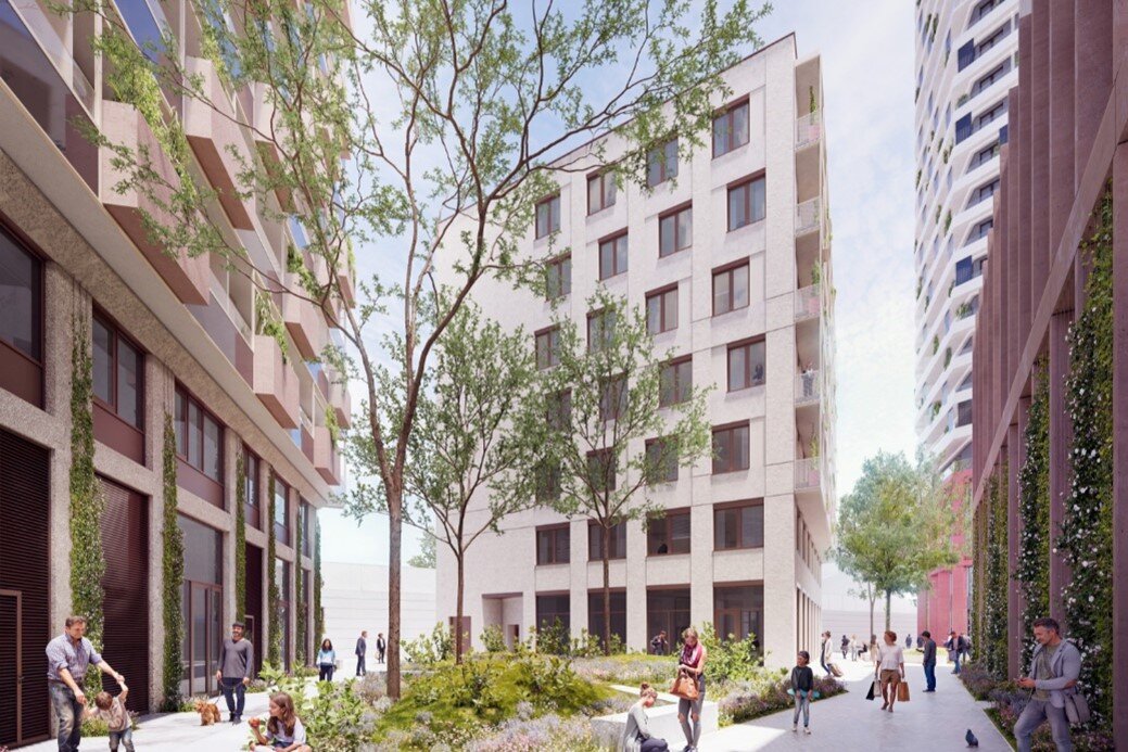Rendering Bauteil Navis in Flaniermeile