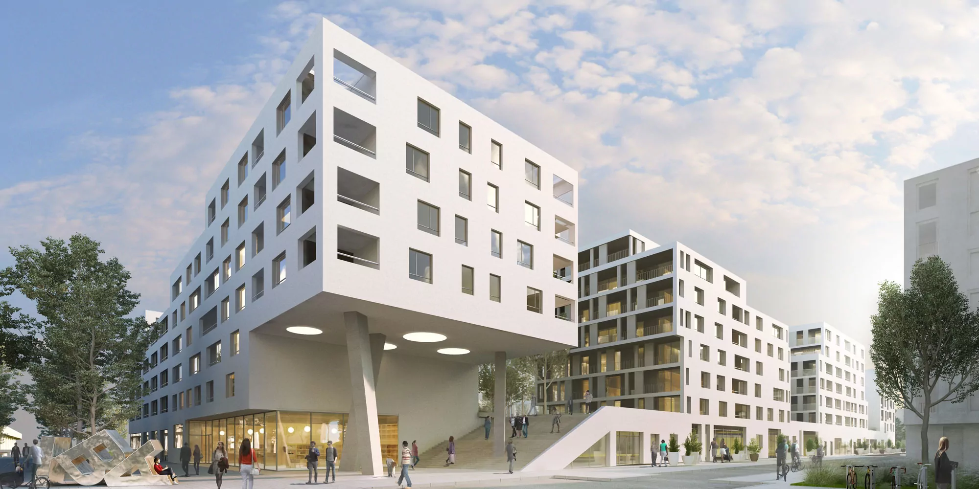 Rendering VWA - Aphrodite Geschäftslokal 422m² davon 209m² EG, 186m² UG und Lager und WC